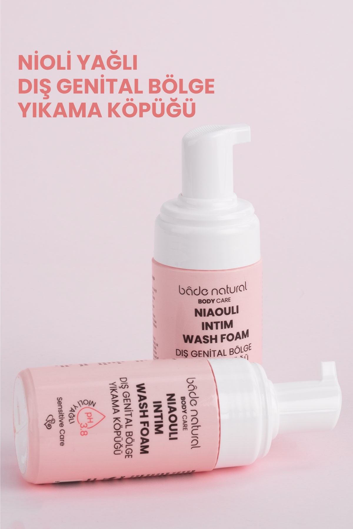 Nioli Yağlı Genital Bölge Yıkama Köpüğü pH 3.8 %100 Doğal 100 ml