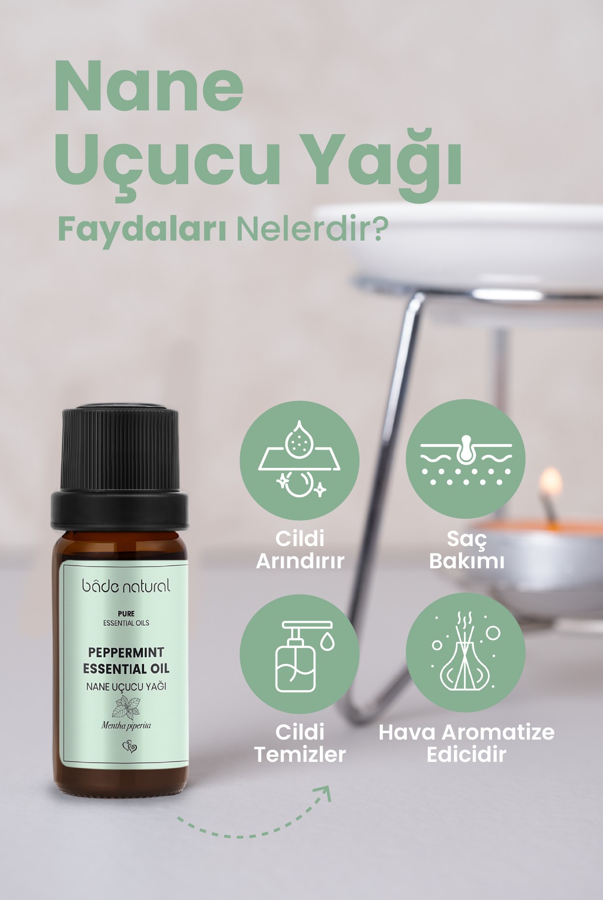 Nane Uçucu Yağı %100 Saf 10 ml