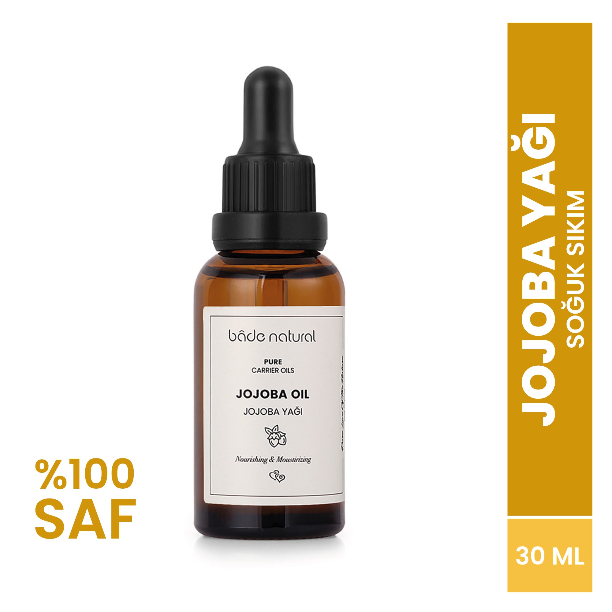 Jojoba Yağı Soğuk Sıkım %100 Saf 30 ml