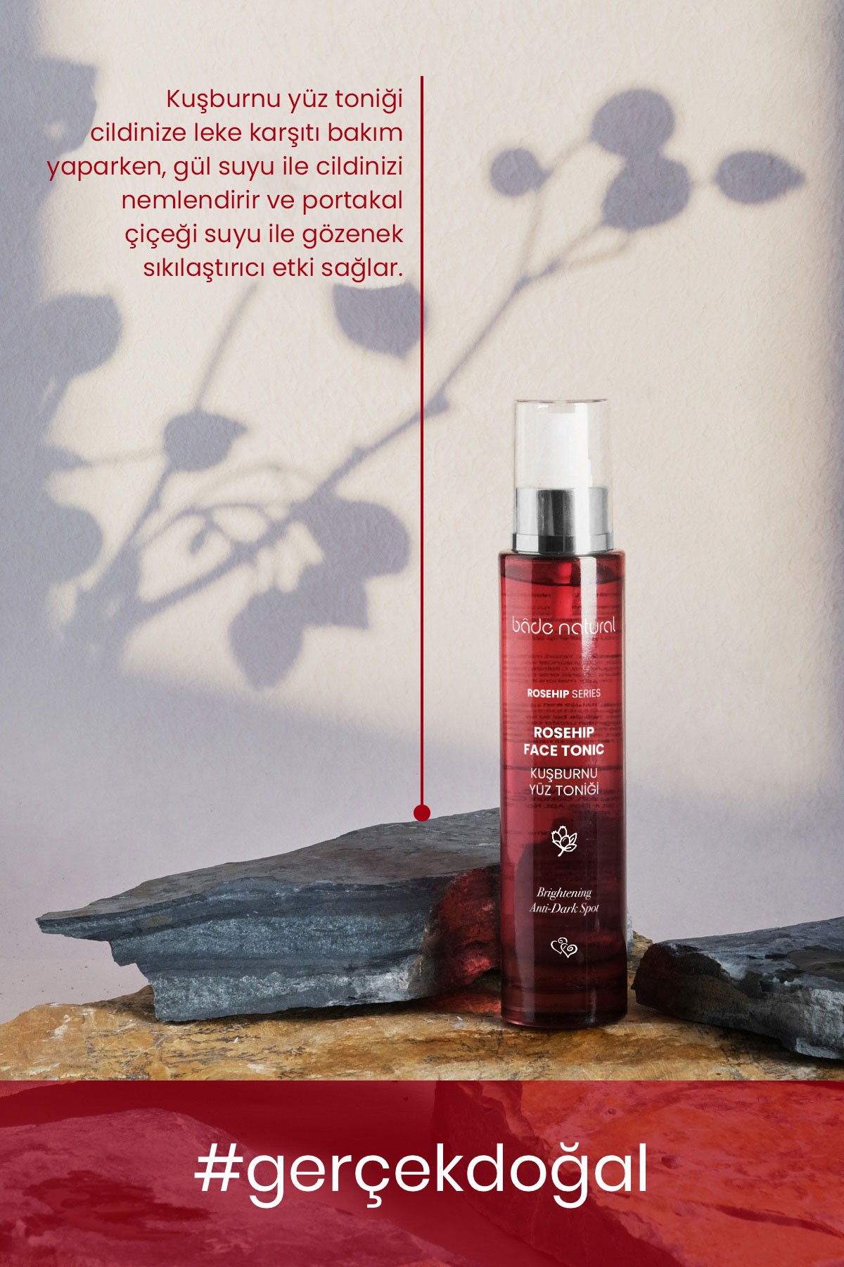 Kuşburnu Aydınlatıcı ve Leke Karşıtı Tonik 100 ml