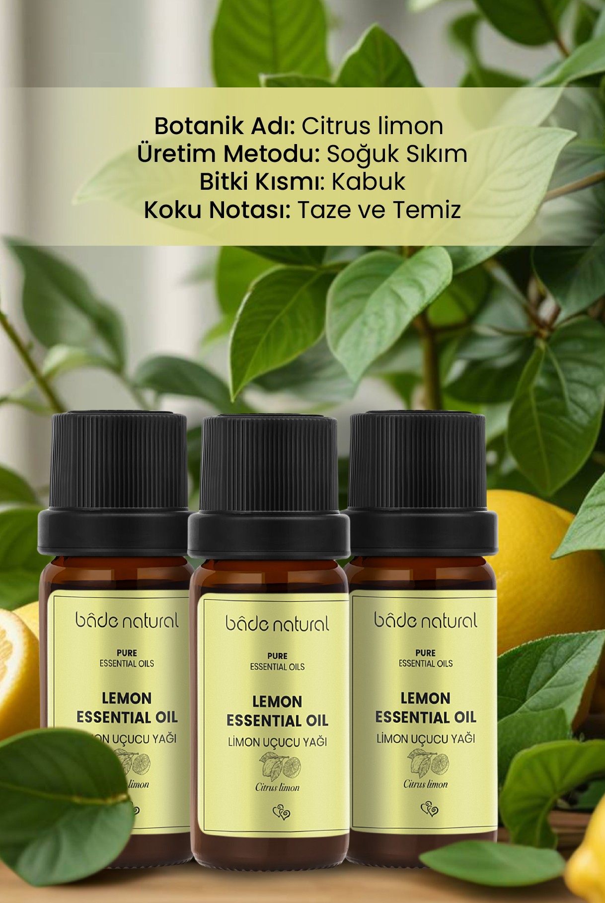 Limon Uçucu Yağı %100 Saf 10 ml