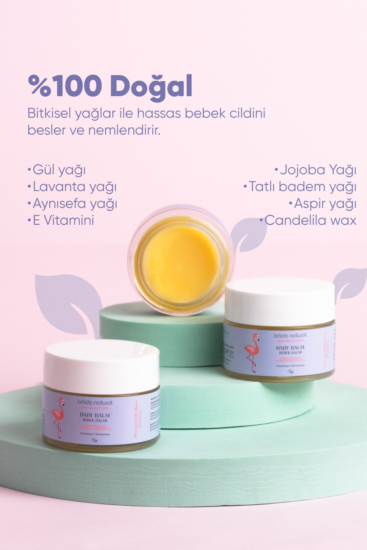 Besleyici ve Rahatlatıcı %100 Doğal Bebek Balmı 50 ml