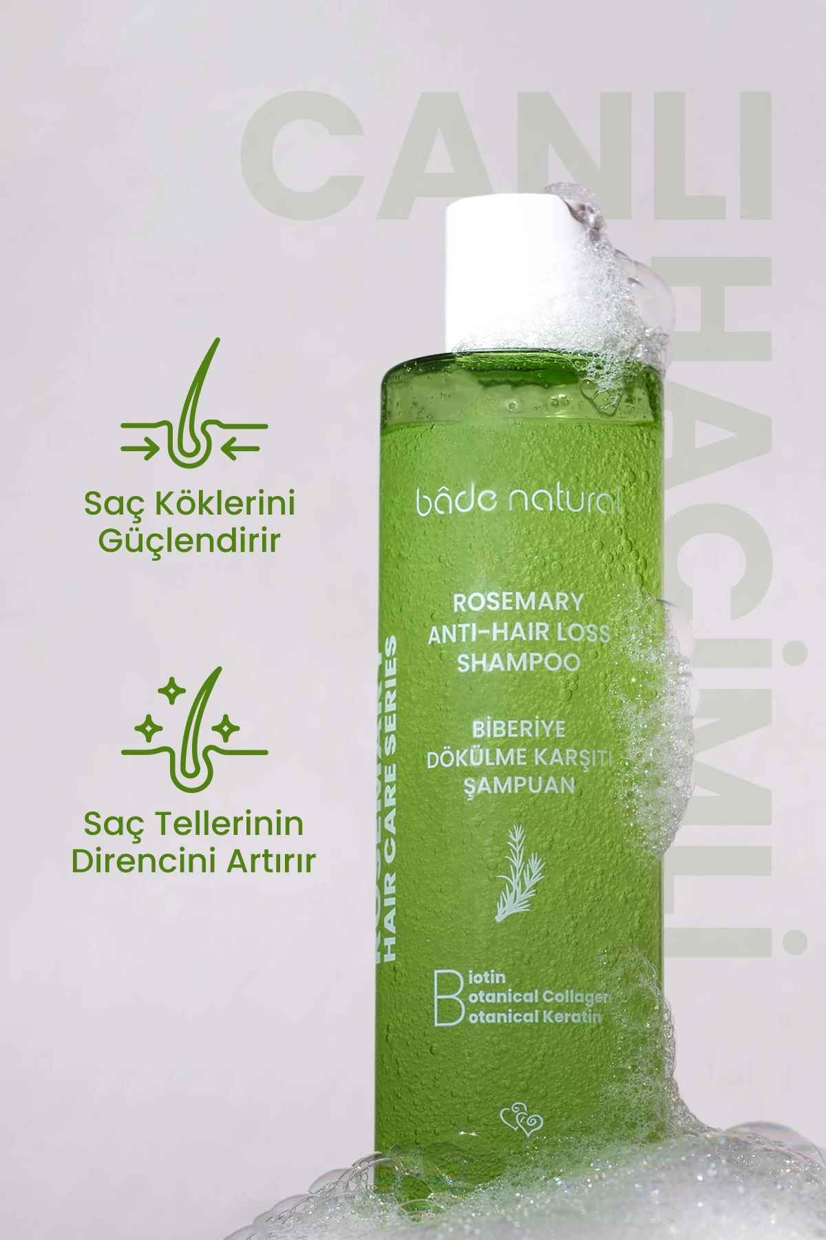 Biberiye Dökülme Karşıtı ve Güçlendirici Saç Toniği & Şampuan Set