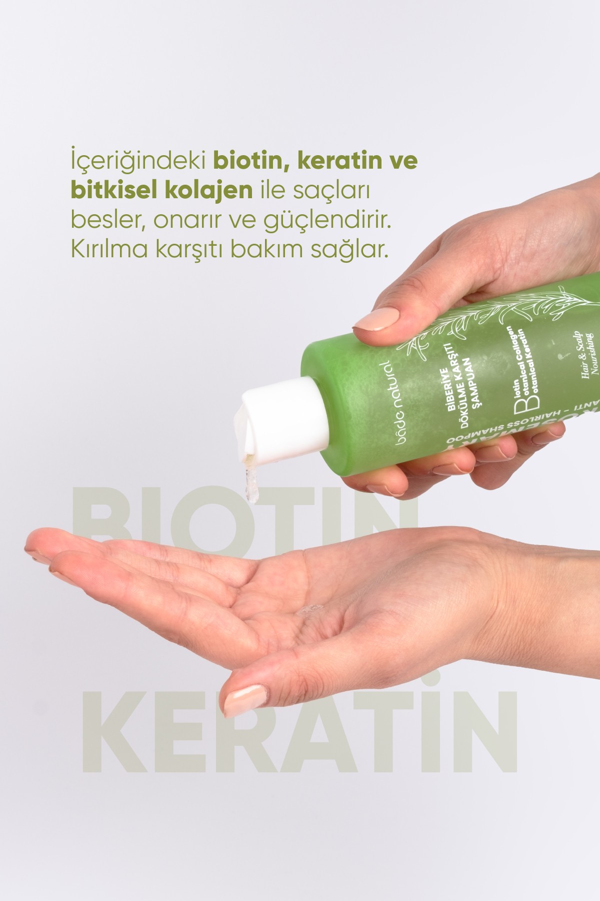 Biberiye, Biotin, Keratin ve Kolajen Complex Saç Dökülmesi Karşıtı Bakım Şampuanı 200 ml