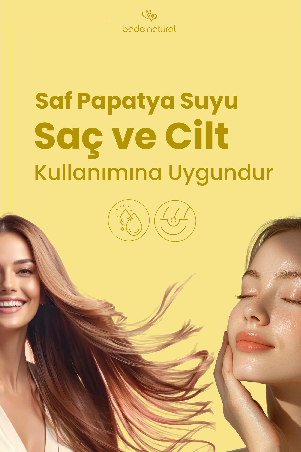 Papatya Suyu Saç ve Yüz Toniği %100 Doğal ve Saf 30 ml