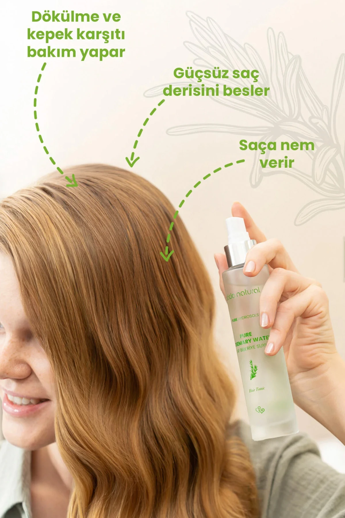 Biberiye Suyu Saç Toniği & Biberiye Yağı Kaş ve Kirpik Serum Set