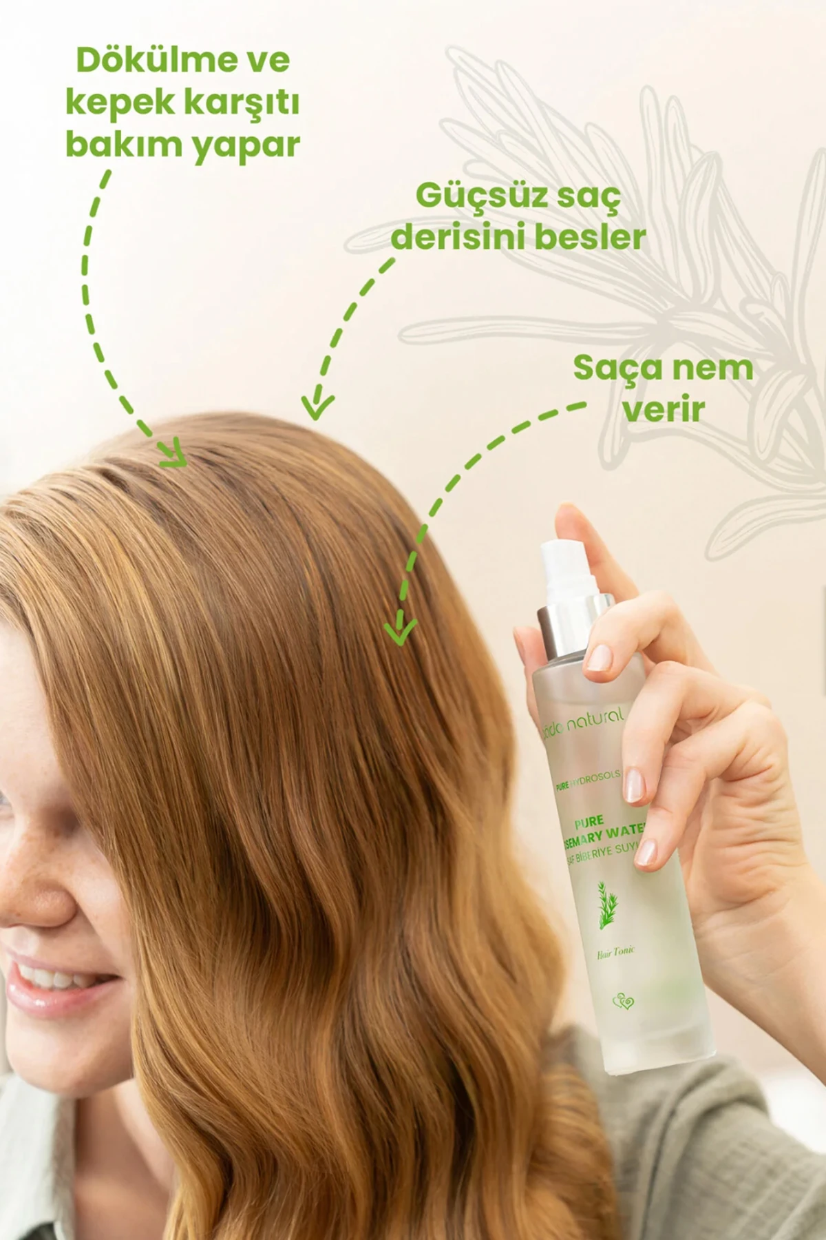 Biberiye Dökülme Karşıtı ve Güçlendirici Saç Toniği & Şampuan Set