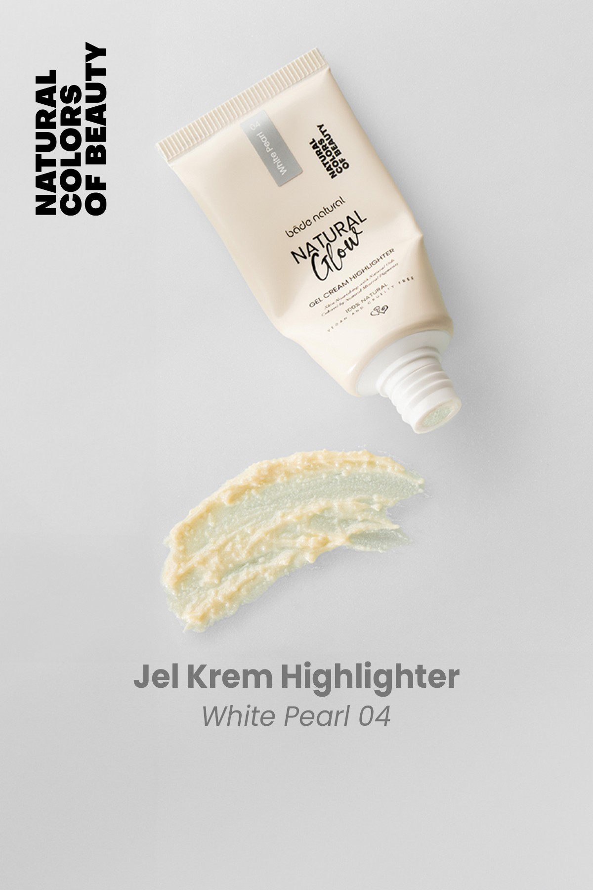 Jel Krem Highlighter White Pearl 04 %100 Doğal