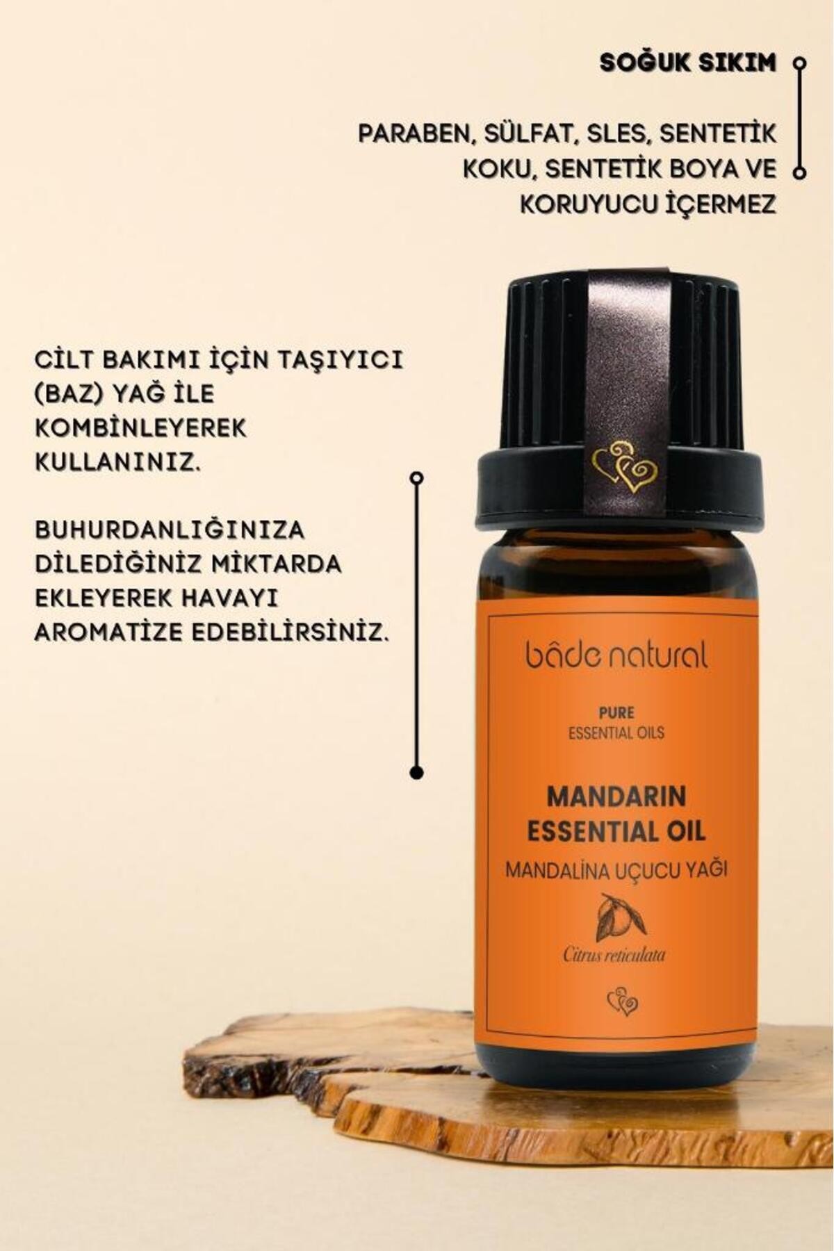 Mandalina Uçucu Yağı %100 Saf 10 ml