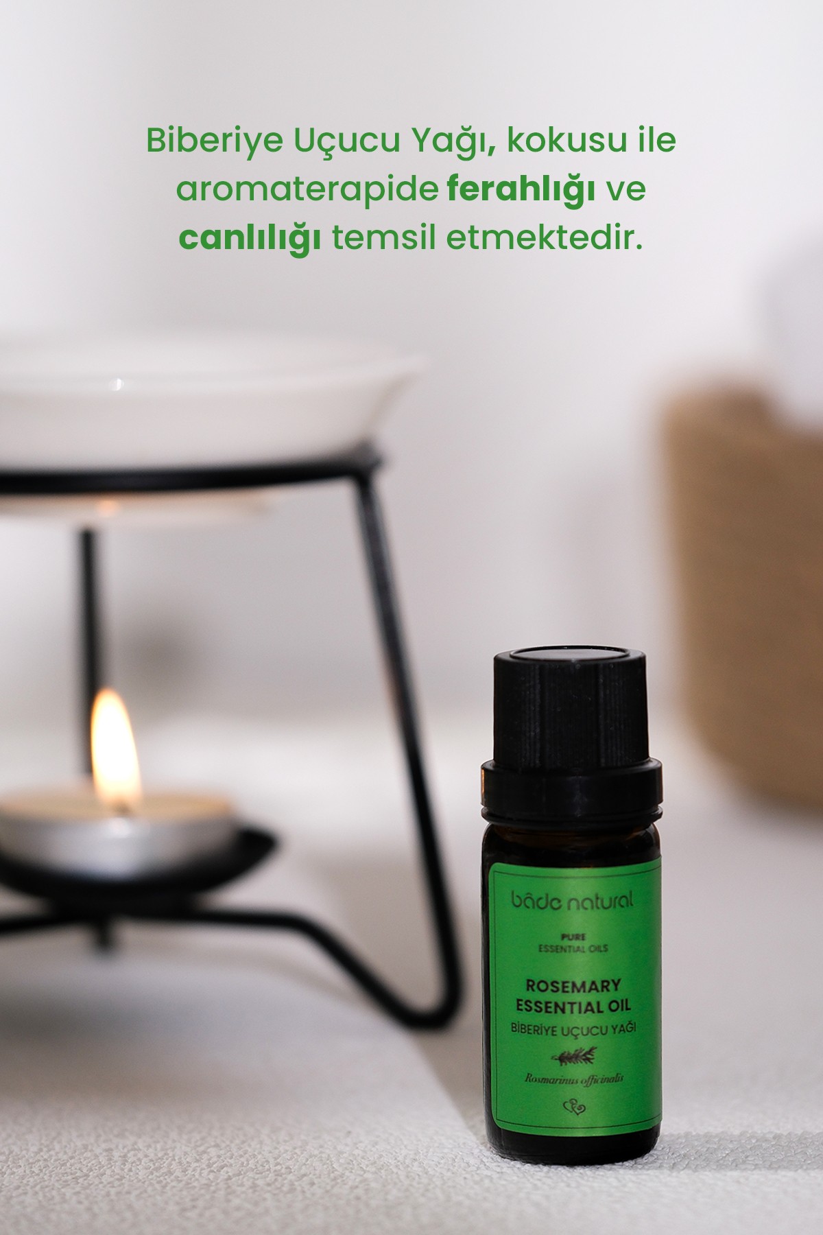 Biberiye Uçucu Yağı %100 Saf 10 ml