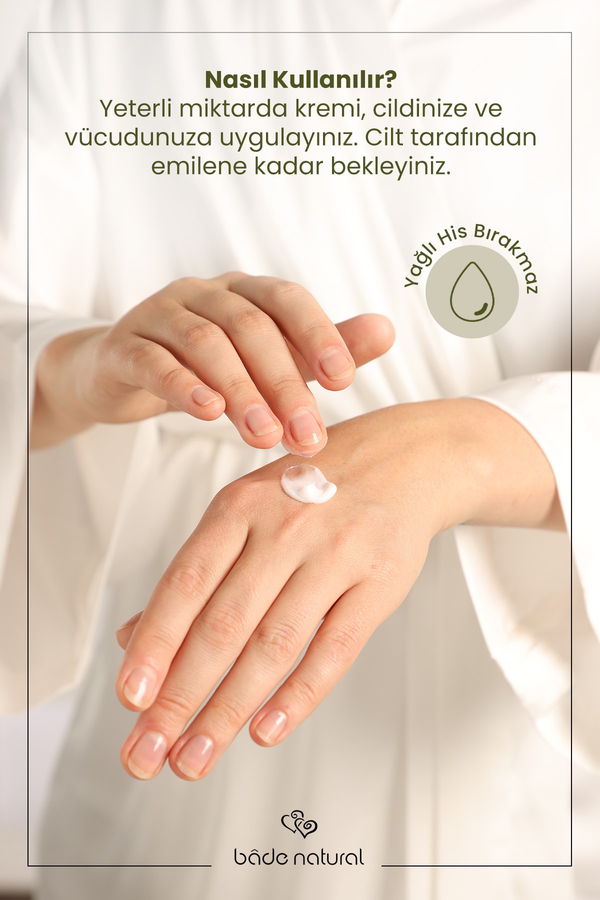 Vanilya Bitkisel El ve Vücut Kremi %100 Doğal ve Vegan 75ml