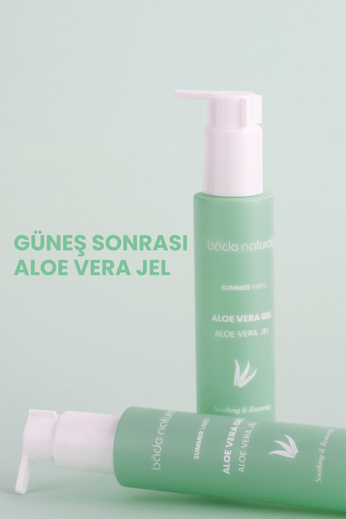 Aloe Vera Jel Güneş Sonrası Nemlendirici %100 Doğal 100 ml