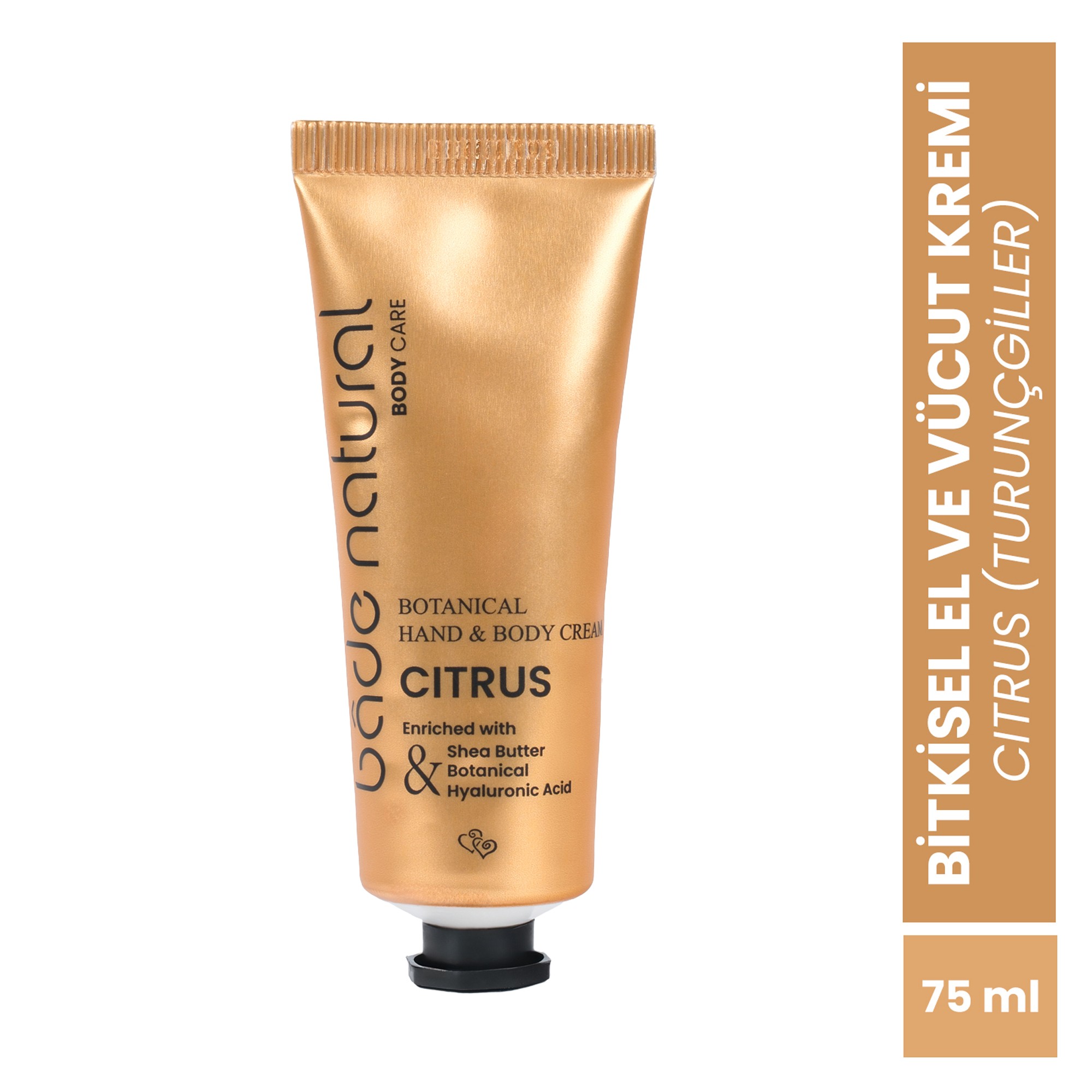 Citrus Bitkisel El ve Vücut Kremi %100 Doğal ve Vegan 75ml