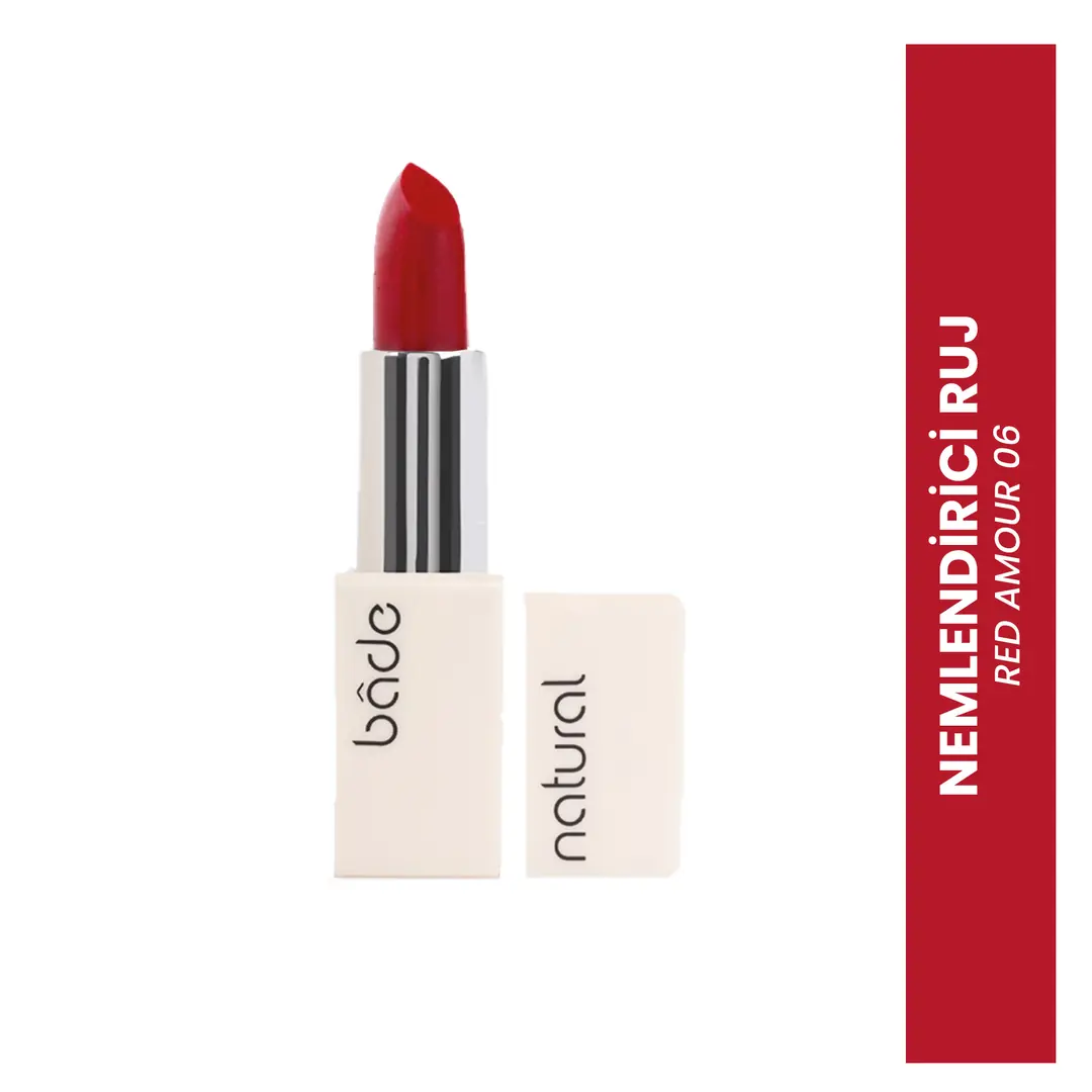 Nemlendirici Ruj Red Amour 06 %100 Doğal