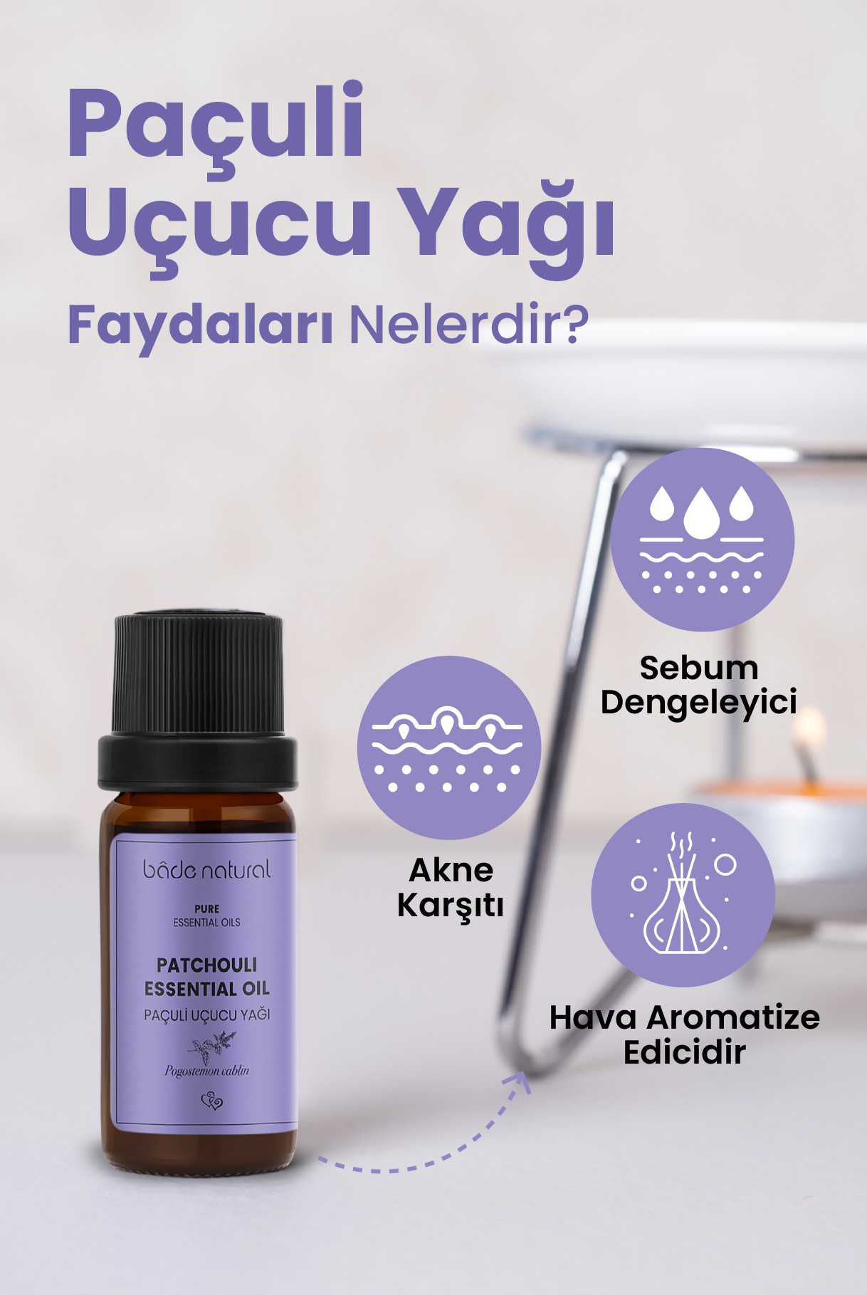 Paçuli Uçucu Yağı %100 Saf 10 ml