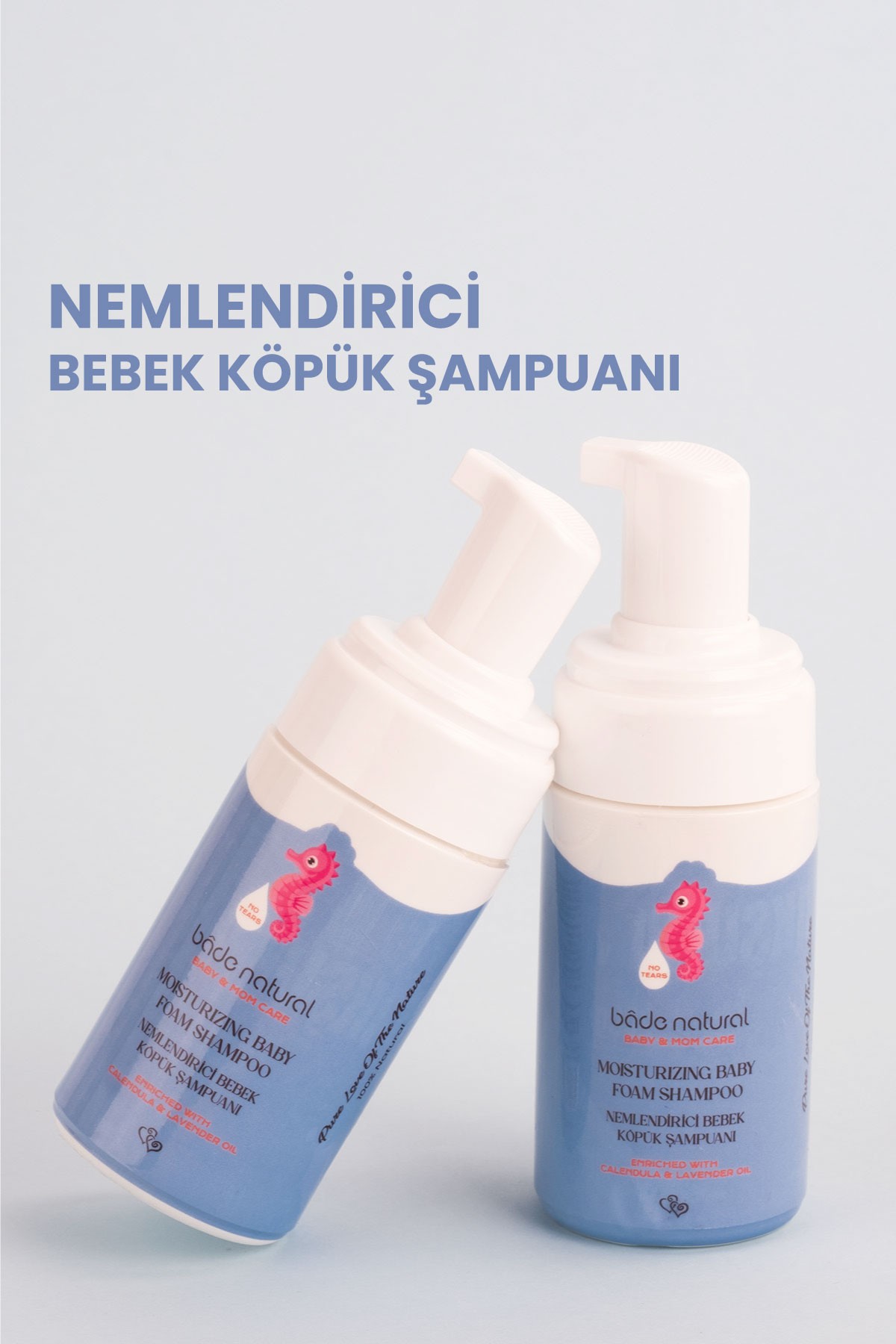 Nemlendirici Bebek Köpük Şampuan %100 Doğal 100 ml