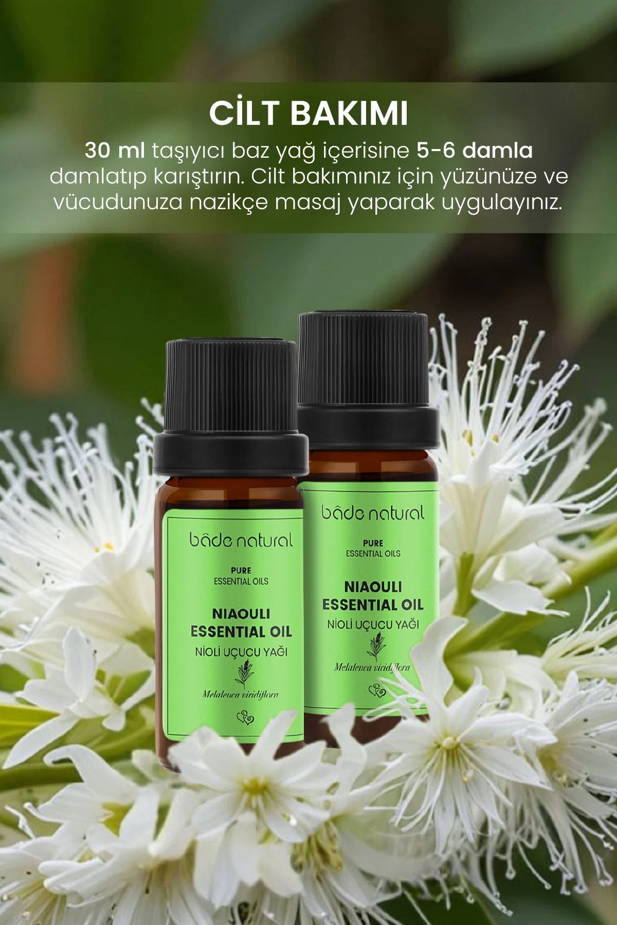 Nioli Suyu Kötü Koku Önleyici Intim Bakım Spreyi & Nioli Uçucu Yağ Set %100 Doğal ve Saf