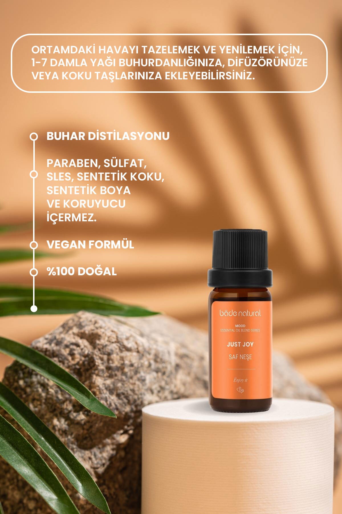 Saf Neşe Aromaterapi Karışımı 10 ml