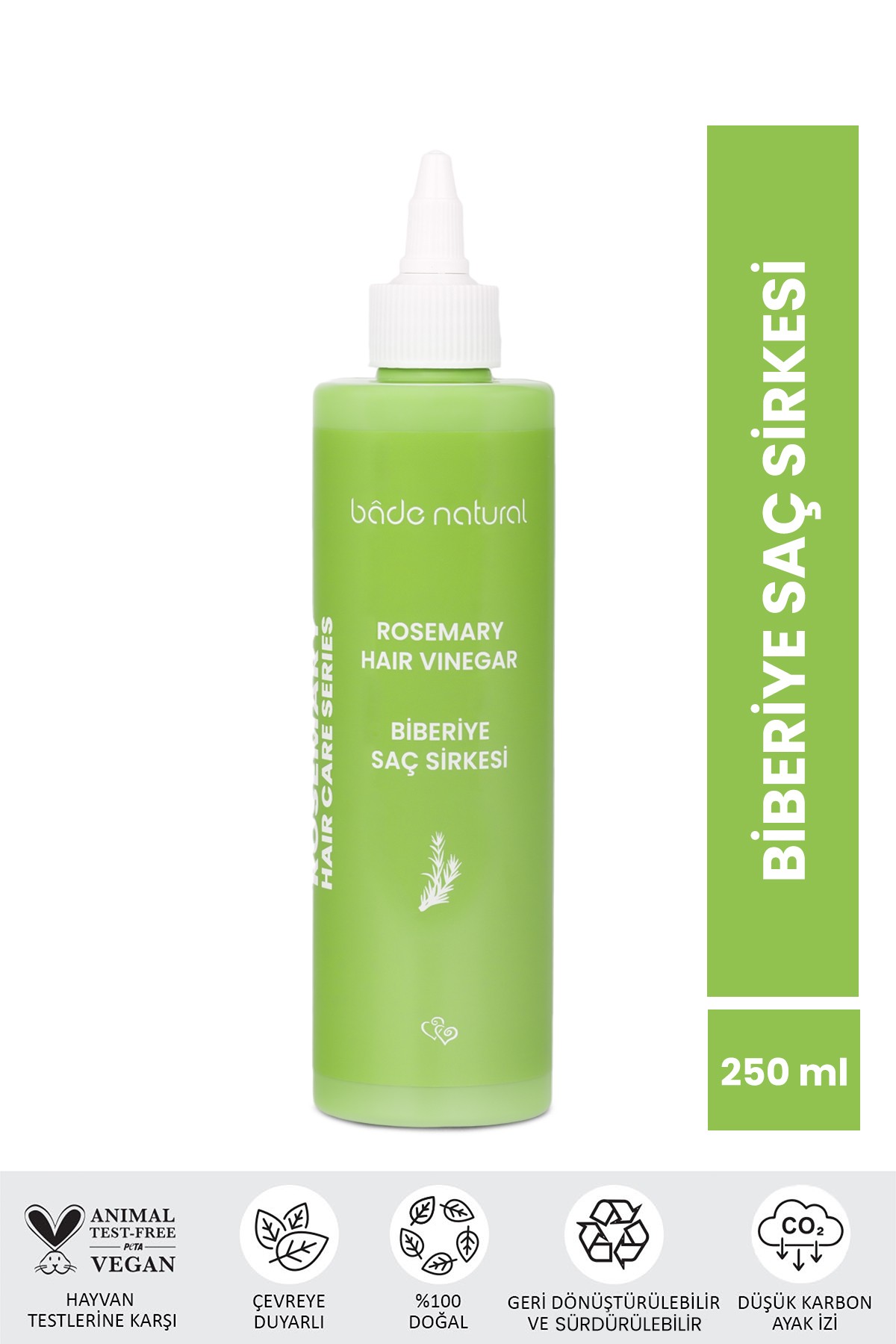 Biberiye Saç Sirkesi Arındırıcı ve Canlandırıcı 250 ml