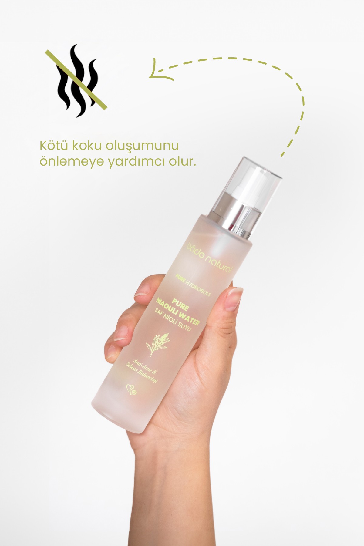 Nioli Suyu Kötü Koku Önleyici İntim Bakım Spreyi %100 Doğal 100 ml