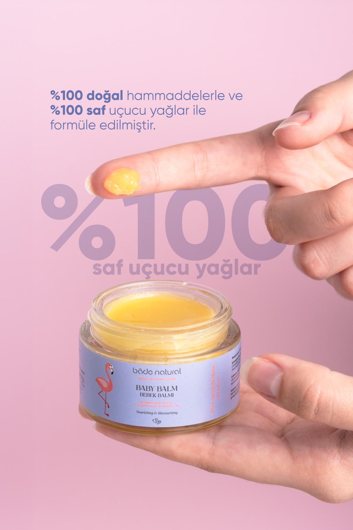 Besleyici ve Rahatlatıcı %100 Doğal Bebek Balmı 50 ml