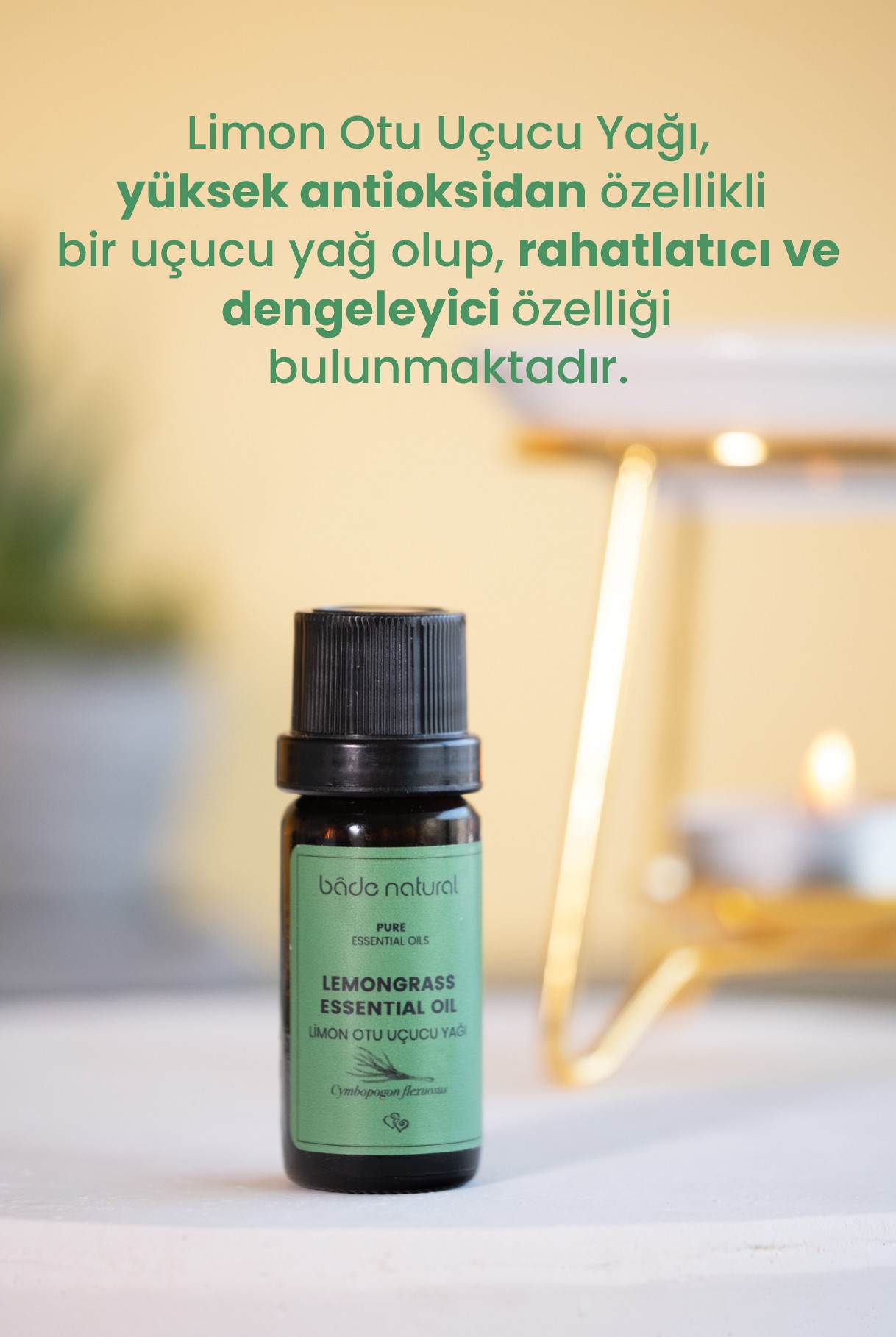 Limon Otu Uçucu Yağı %100 Saf 10 ml