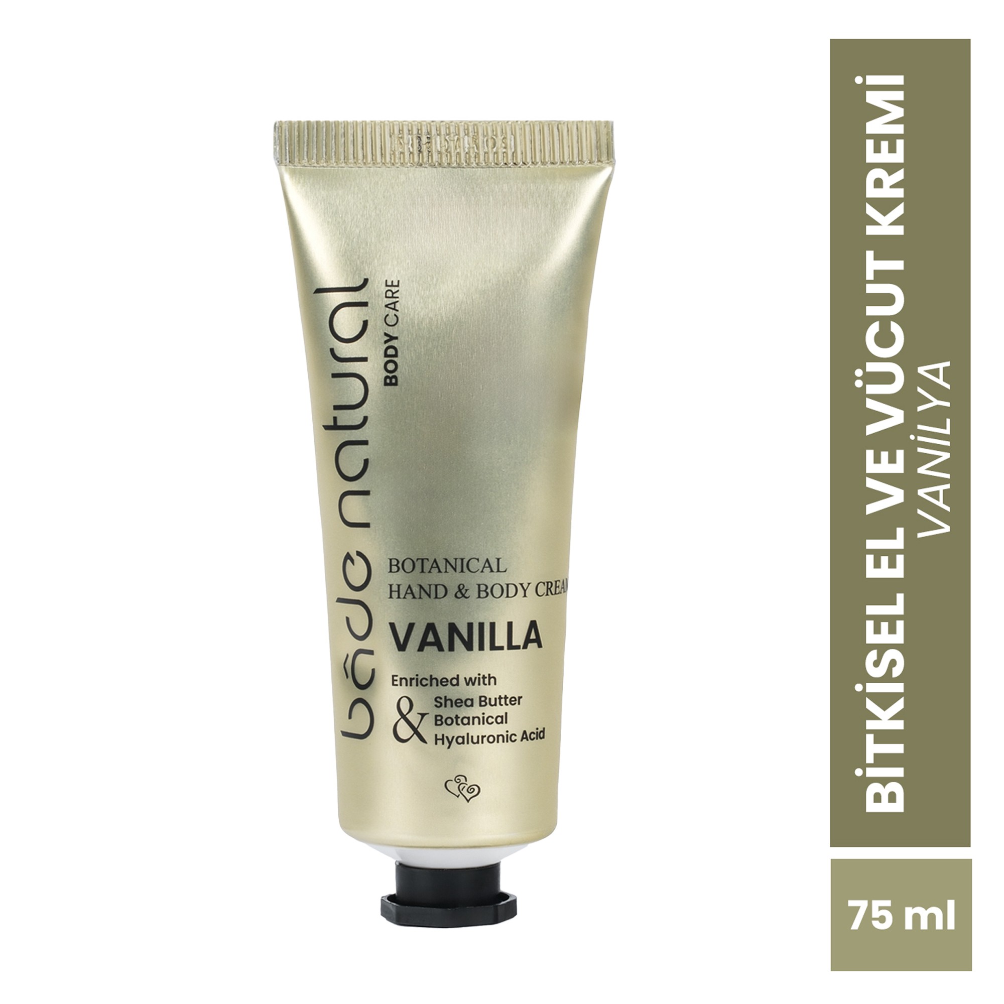 Vanilya Bitkisel El ve Vücut Kremi %100 Doğal ve Vegan 75ml