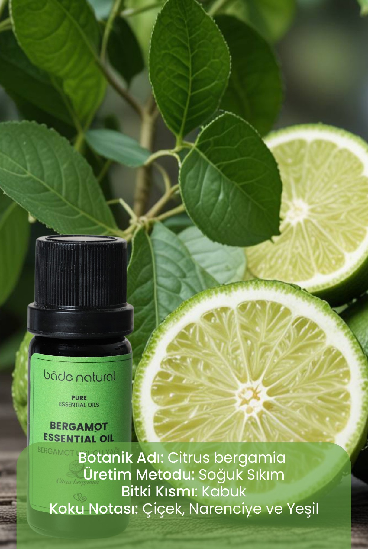 Bergamot Uçucu Yağı %100 Saf 10 ml