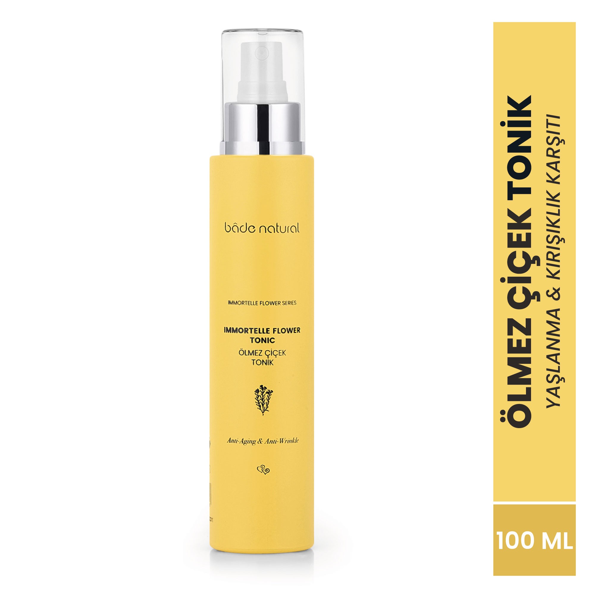 Ölmez Çiçek Yaşlanma ve Kırışıklık Karşıtı Tonik 100 ml