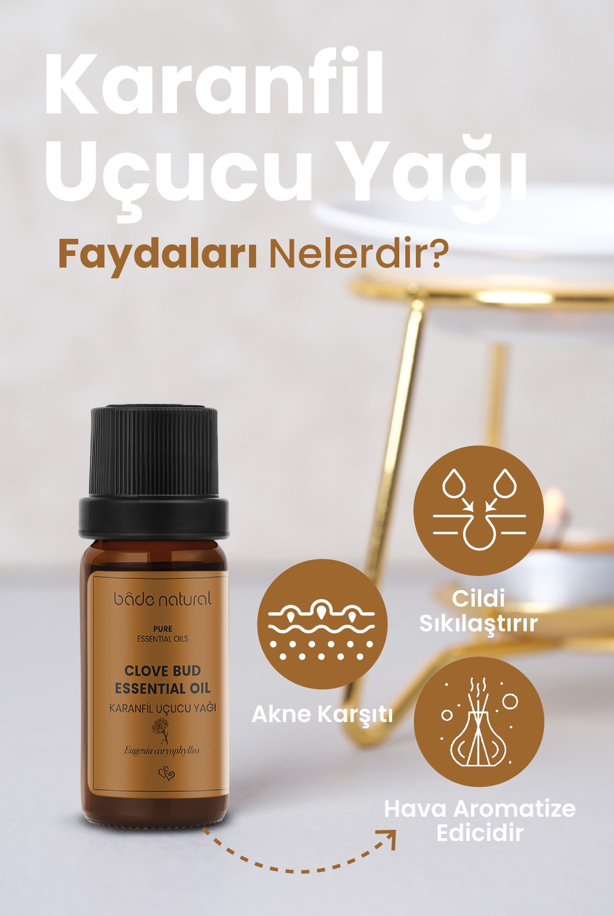 Karanfil Uçucu Yağı %100 Saf 10 ml