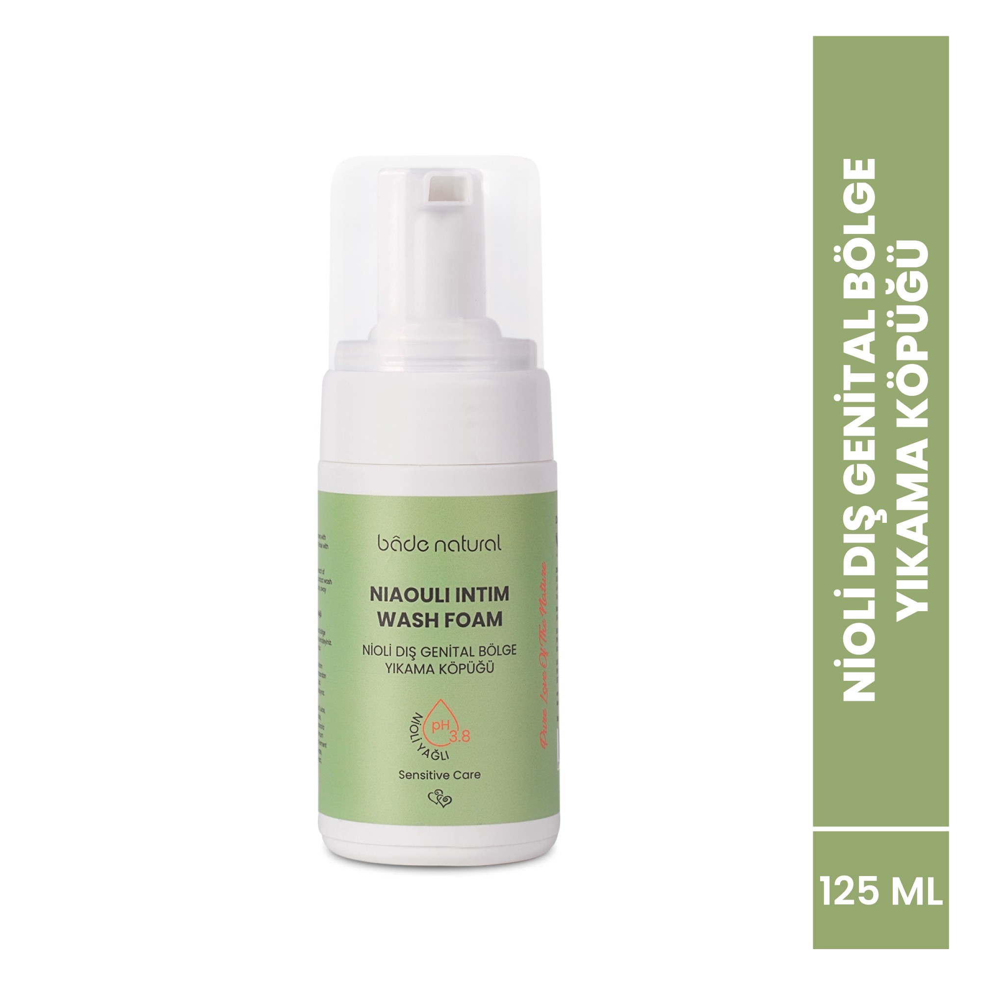 Nioli Yağlı Dış Genital Bölge Yıkama Köpüğü pH 3.8 %100 Doğal 125 ml