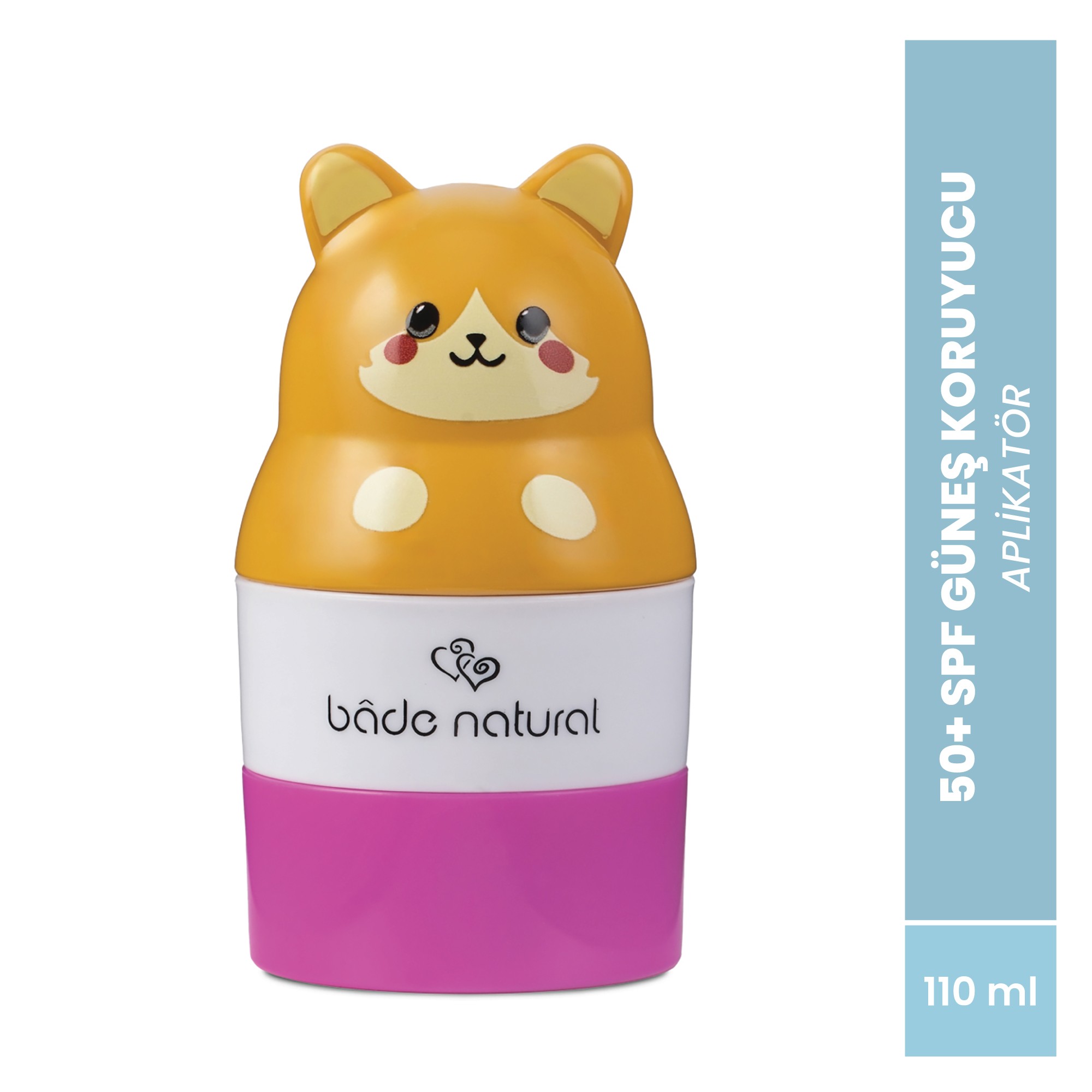 Güneş Koruyucu Losyon Aplikatörü Kedi Figürlü Doldurulabilir Roll On 110 ml
