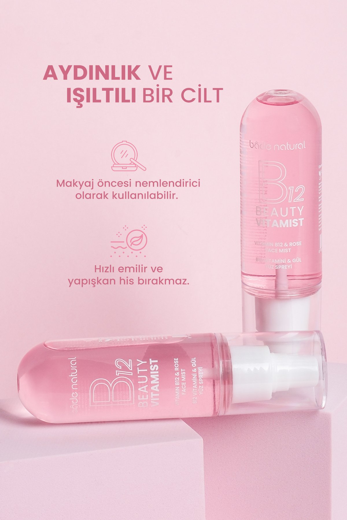 Beauty Vitamist B12 Vitamini & Gül Yüz Spreyi 100 ml