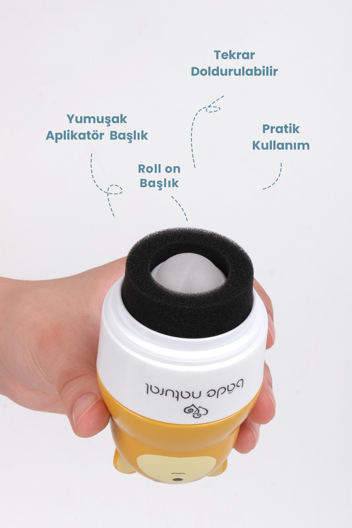 Çocuk Güneş Koruyucu Losyon 50+ SPF %100 Doğal Refill Paket + Ayı Figürlü Aplikatör Set
