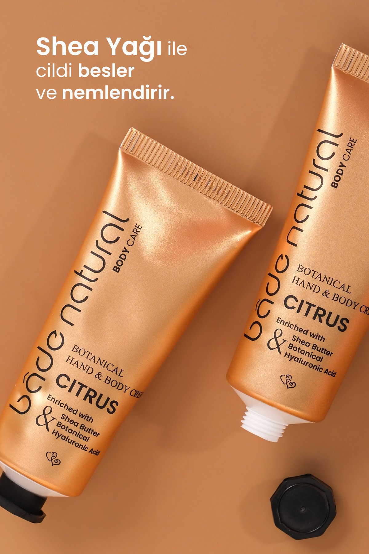 Citrus Bitkisel El ve Vücut Kremi %100 Doğal ve Vegan 75ml