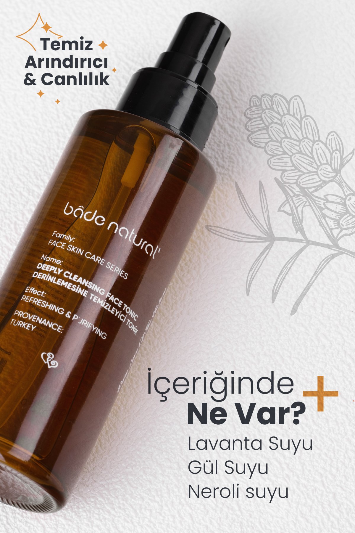 Derinlemesine Temizleyici ve Nemlendirici Tonik 100 ml