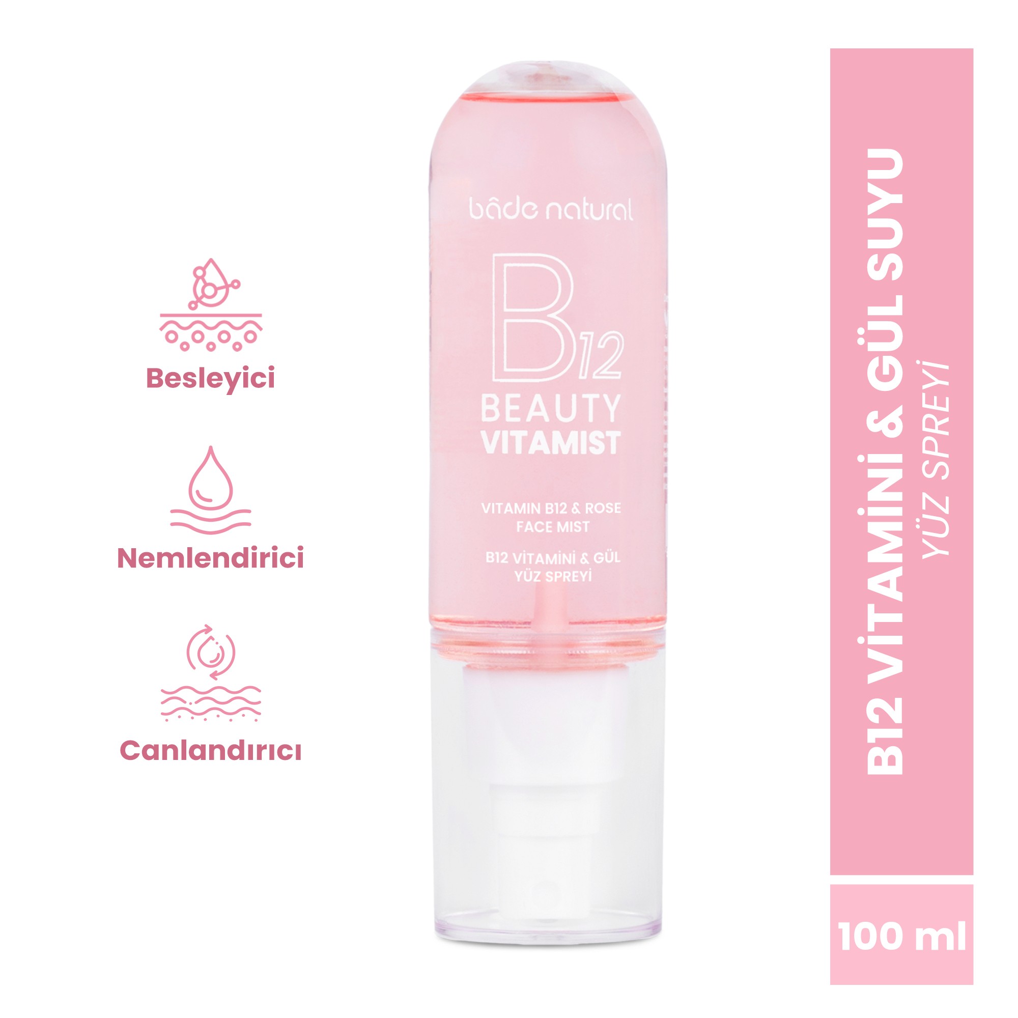Beauty Vitamist B12 Vitamini & Gül Yüz Spreyi 100 ml