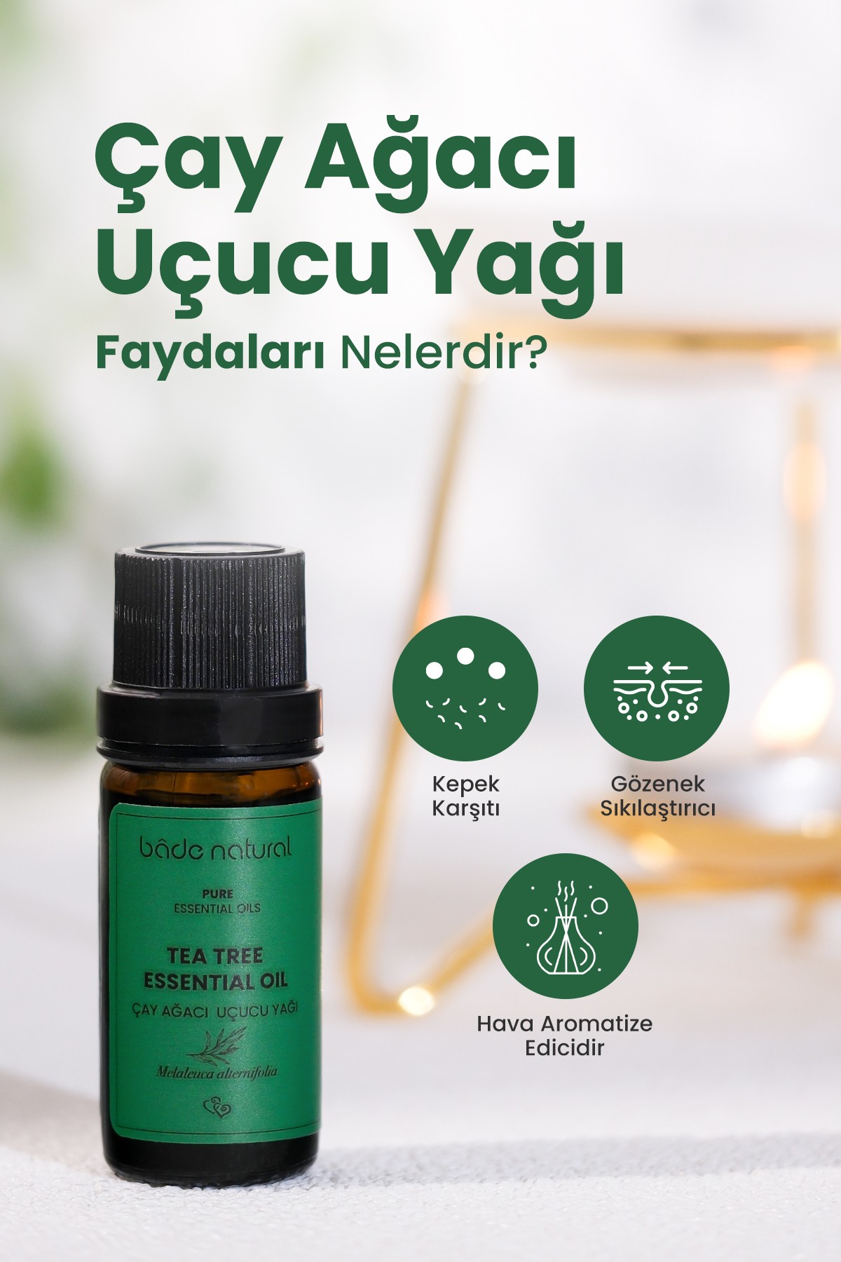 Çay Ağacı Uçucu Yağı %100 Saf 10 ml