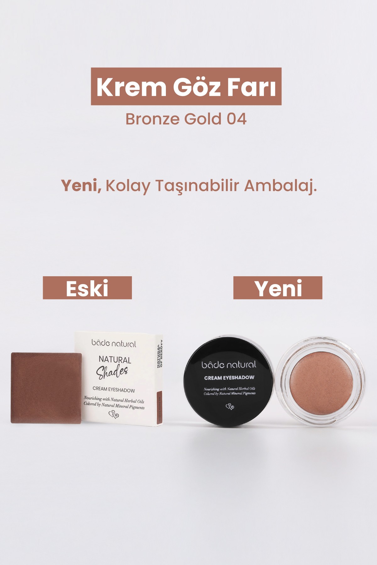 Krem Göz Farı Bronze Gold 04 %100 Doğal