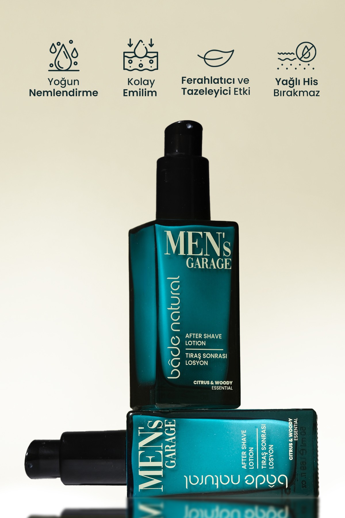 Men's Garage Tıraş Sonrası Losyon Ferahlatıcı ve Yatıştırıcı 50 ml