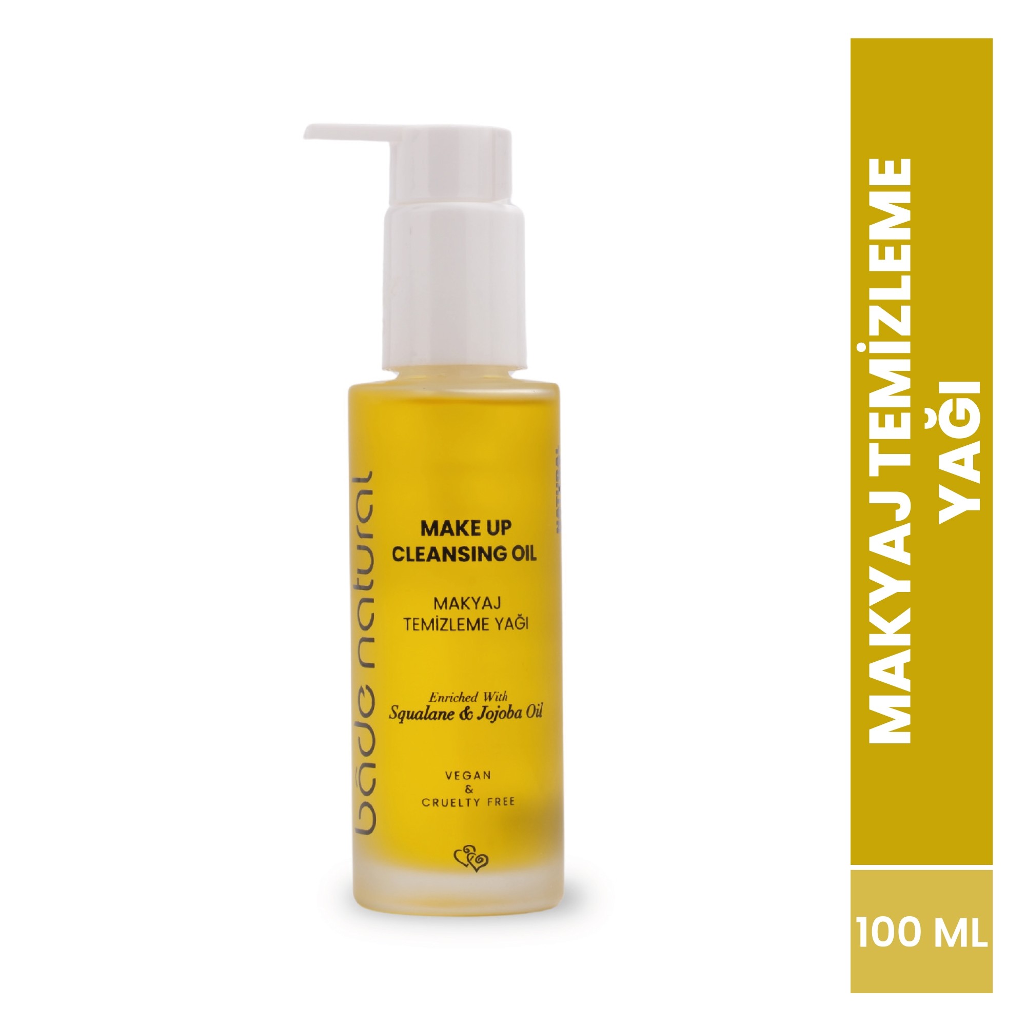 Makyaj Temizleme Yağı Jojoba ve Skualan İçerikli %100 Doğal ve Vegan 100 ml