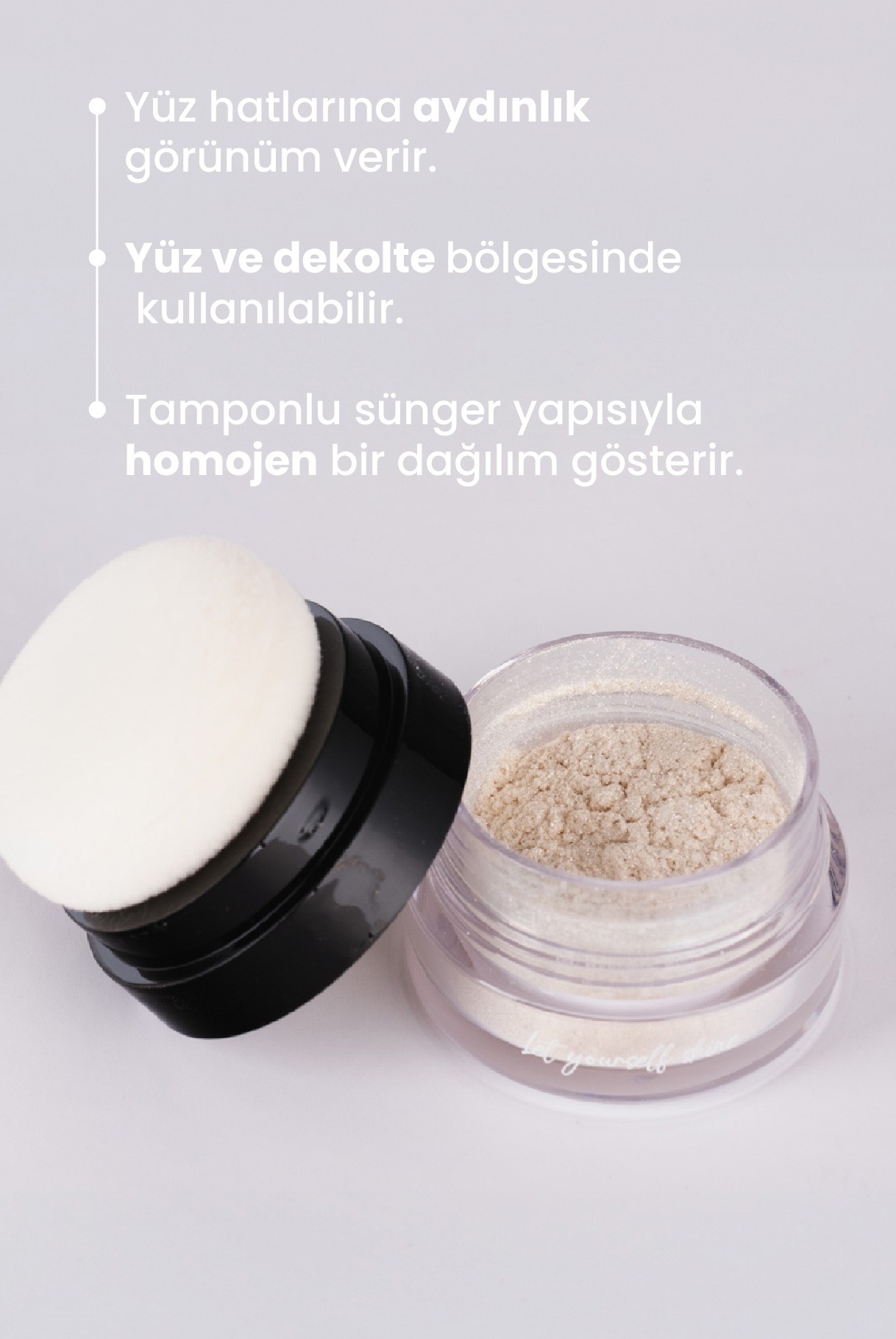 Sparkle Powder Sunny Gold Çok Amaçlı Toz Işıltılı Aydınlatıcı %100 Doğal