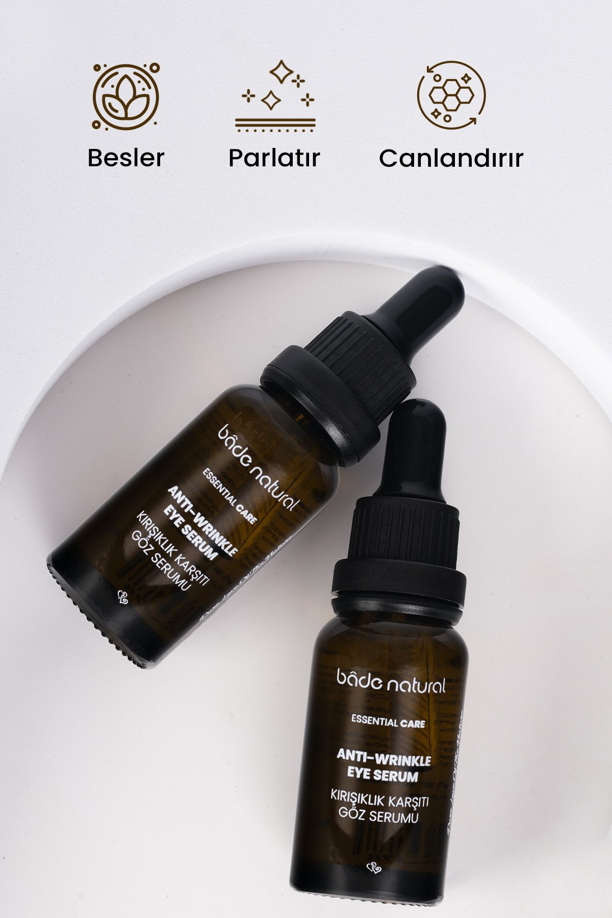 Kırışıklık Karşıtı Göz Serumu Besleyici ve Canlandırıcı 20 ml