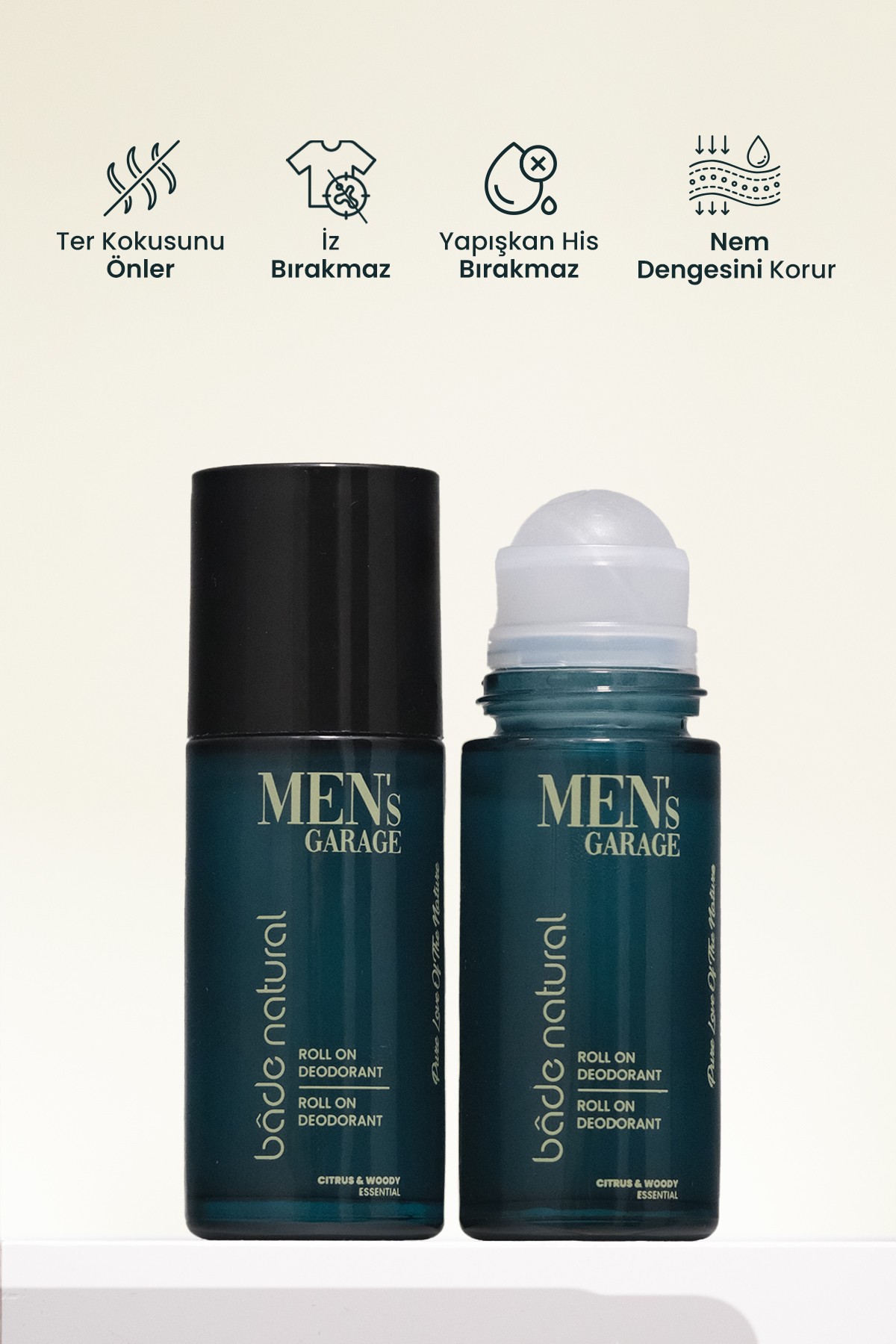 Men's Garage Roll On Deodorant Ferahlatıcı ve Ter Kokusunu Önleyici 50 ml