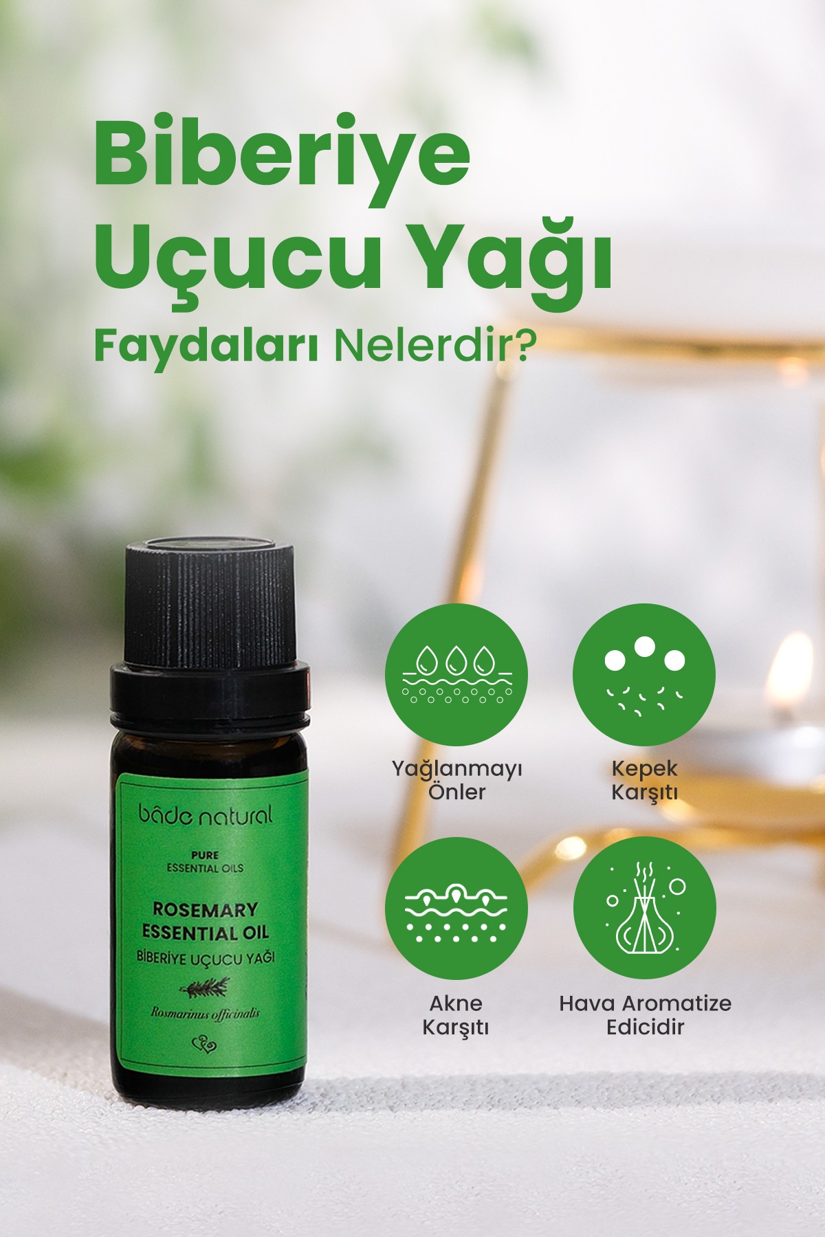 Biberiye Uçucu Yağı %100 Saf 10 ml