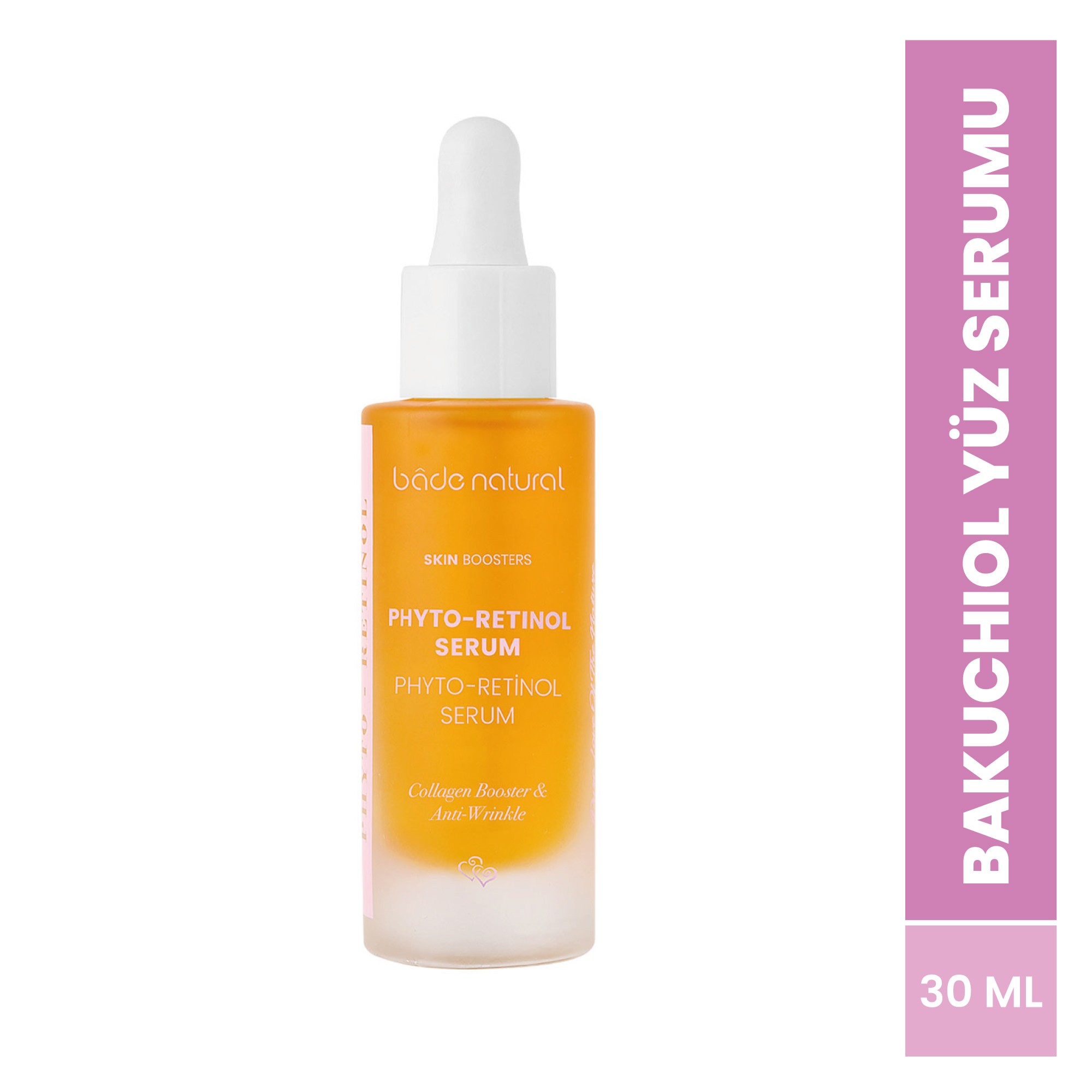 Bakuchiol Phyto Retinol Yüz Serumu Yaşlanma ve Kırışıklık Karşıtı 30 ml