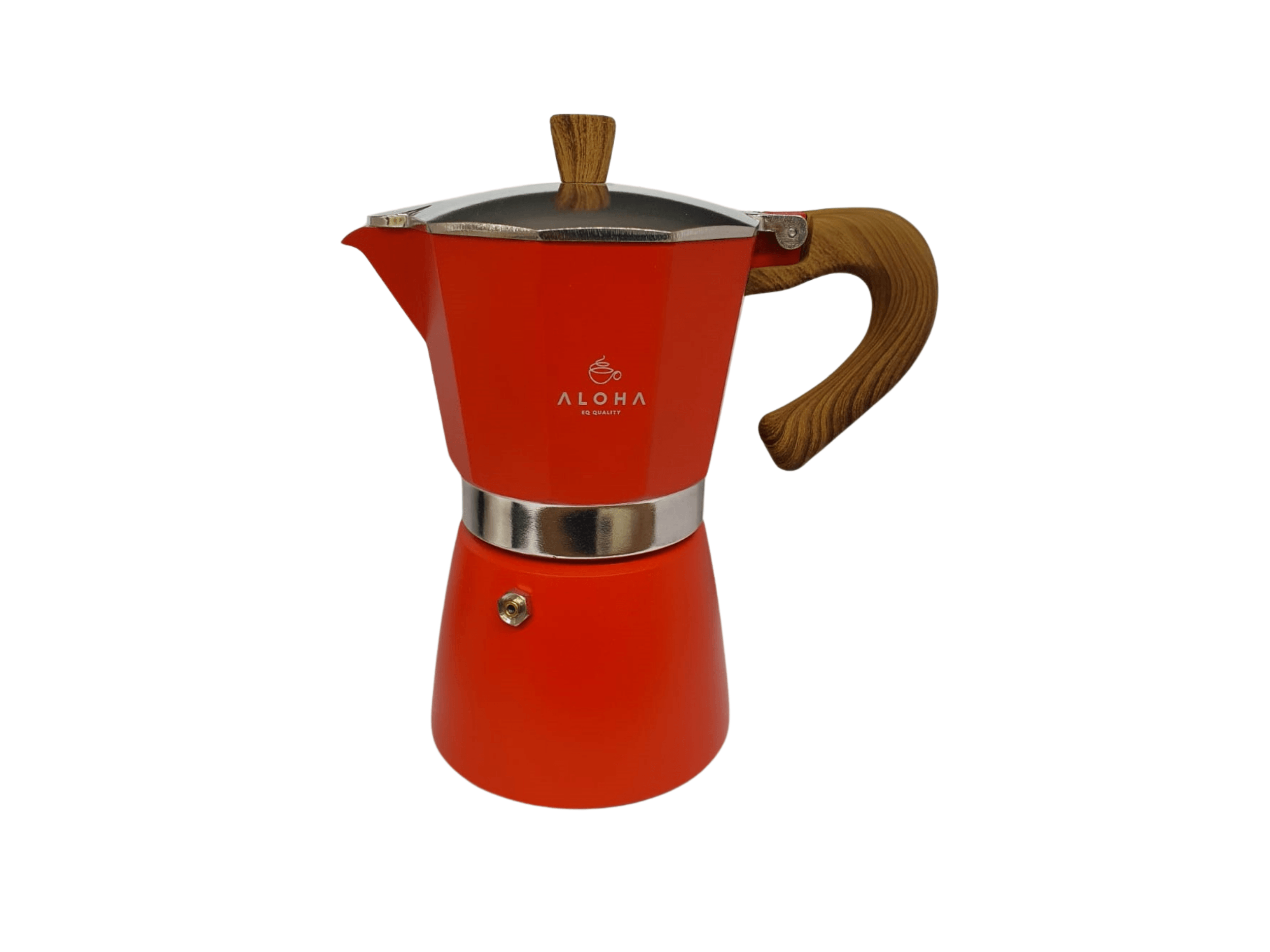 Moka Pot 3 Cup Kırmızı