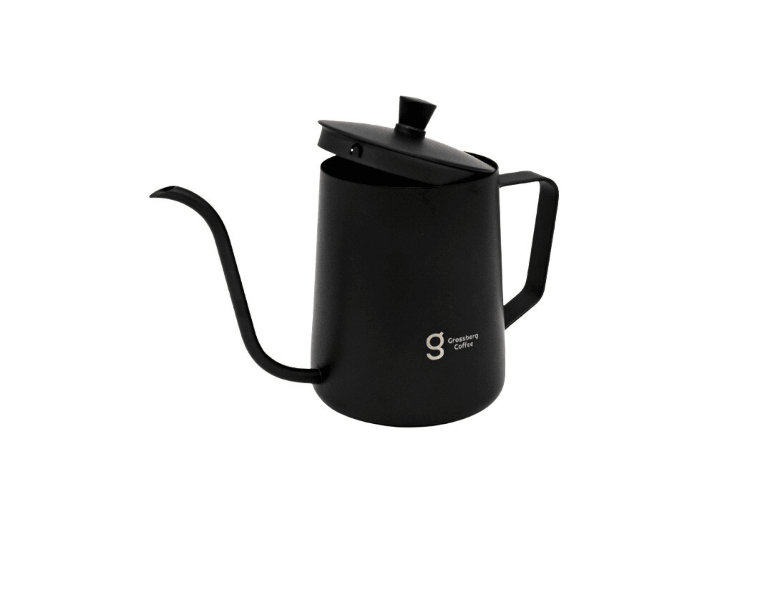 Drip Kettle Kapaklı 600 ml Siyah