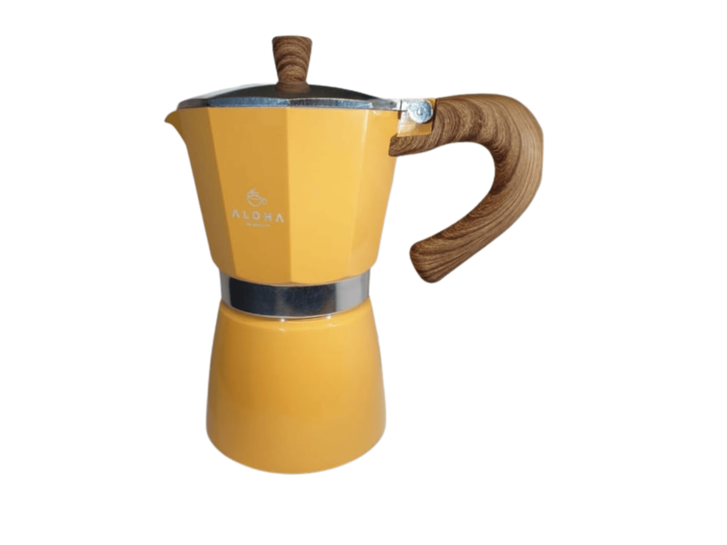 Moka Pot 3 Cup Sarı