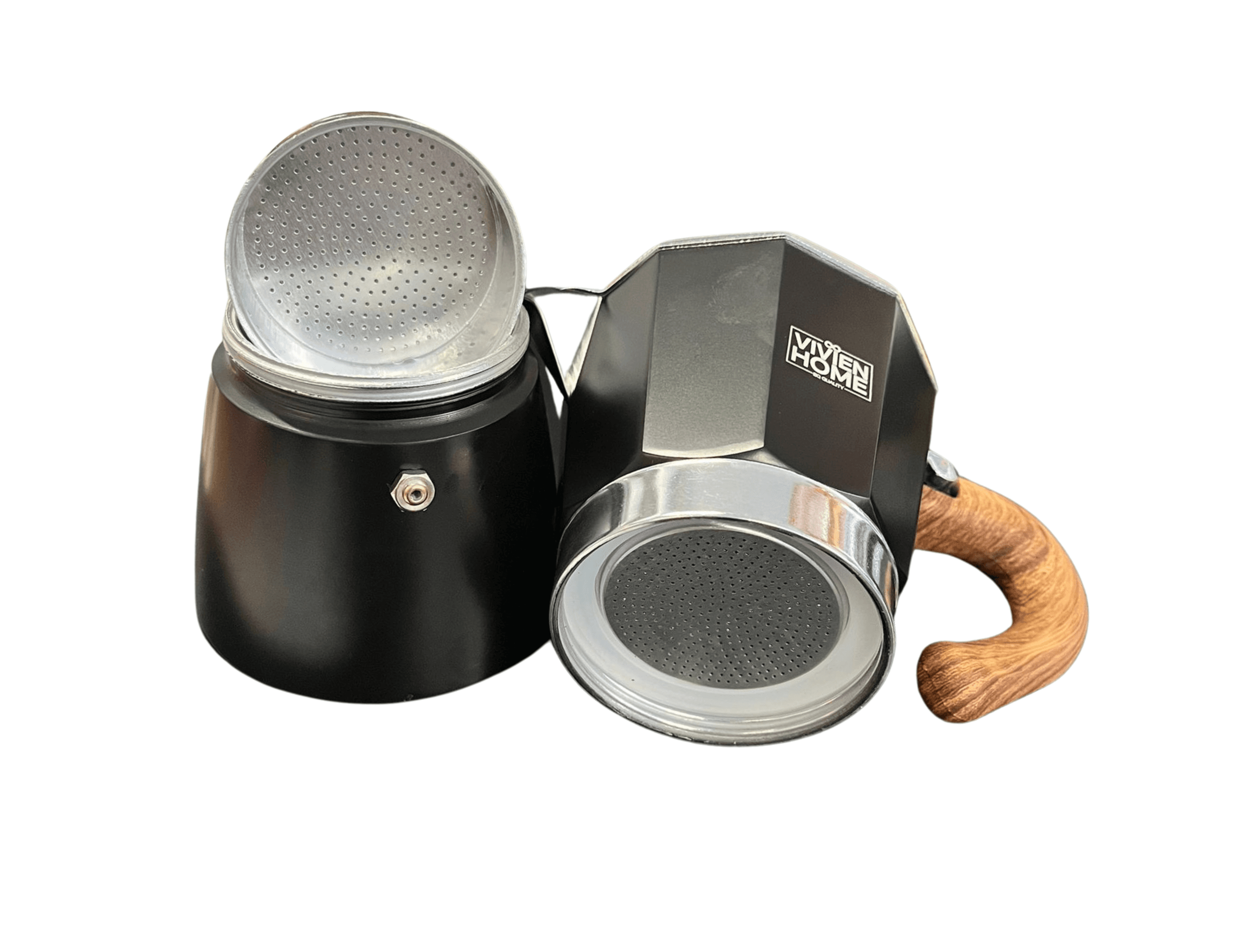 Moka Pot 6 Cup Siyah